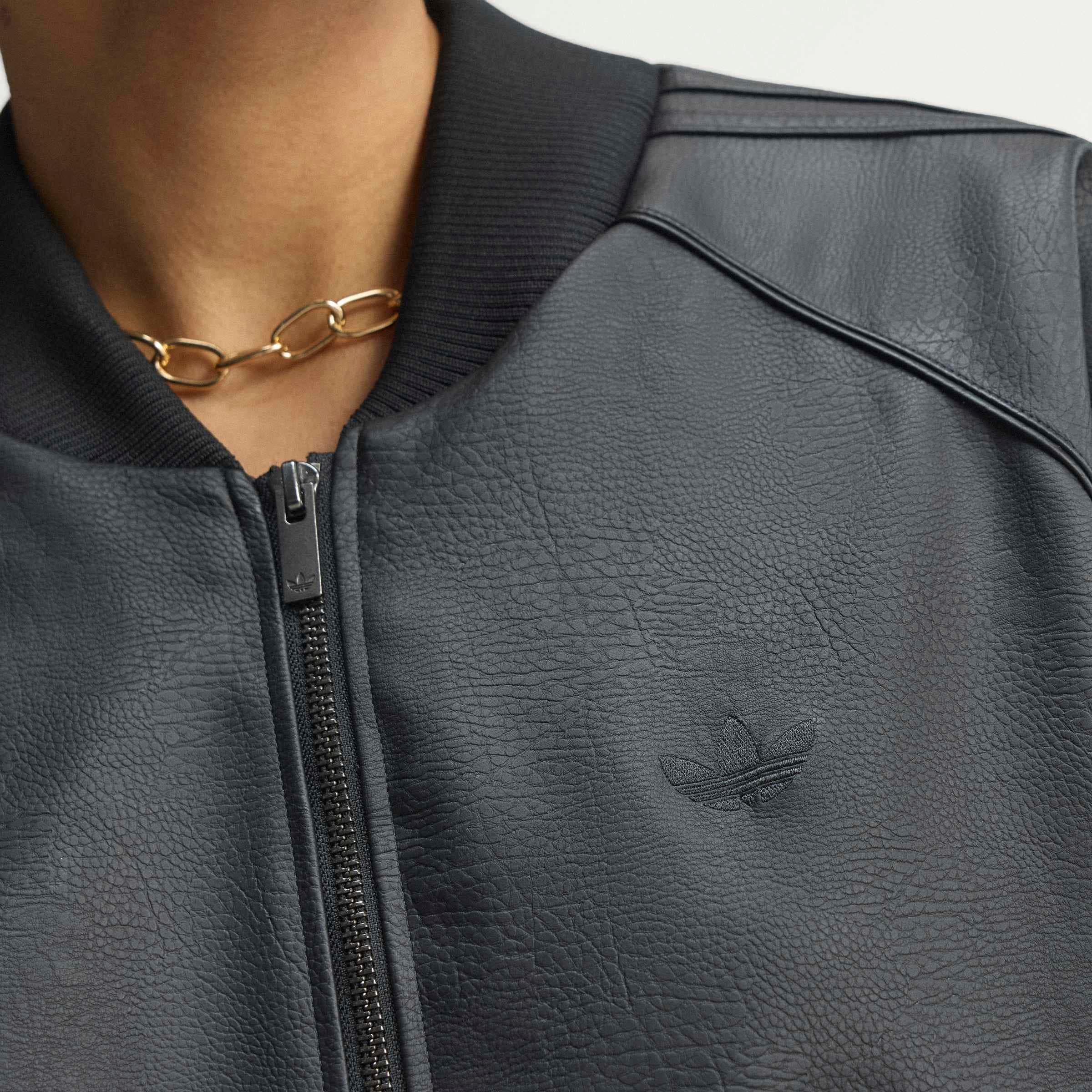 adidas Originals Veste d'extérieur »PLTHR SST TT« für Erwachsene, mit Reissverschluss, aus Polyurethan