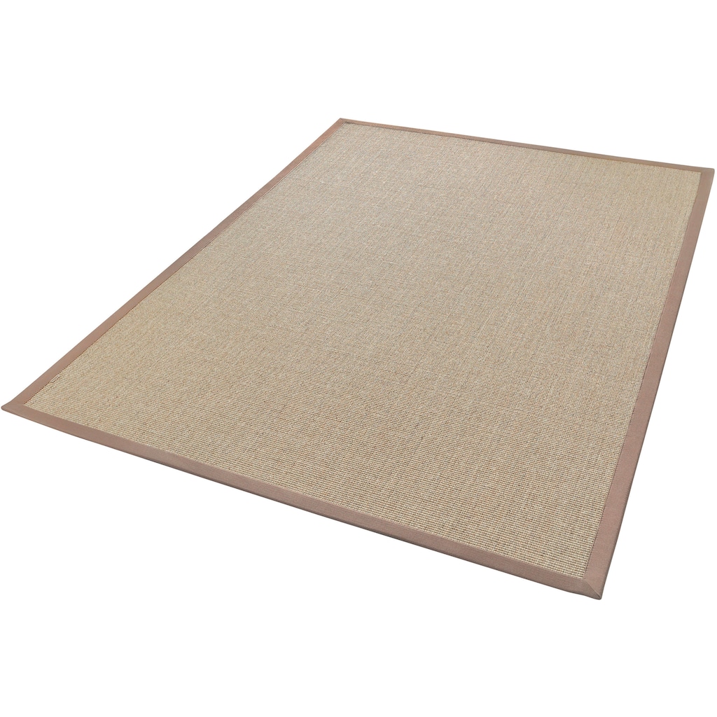 Dekowe Sisalteppich »Mara S2 mit Bordüre«, rechteckig, Flachgewebe, Material: 100% Sisal, Wohnzimmer