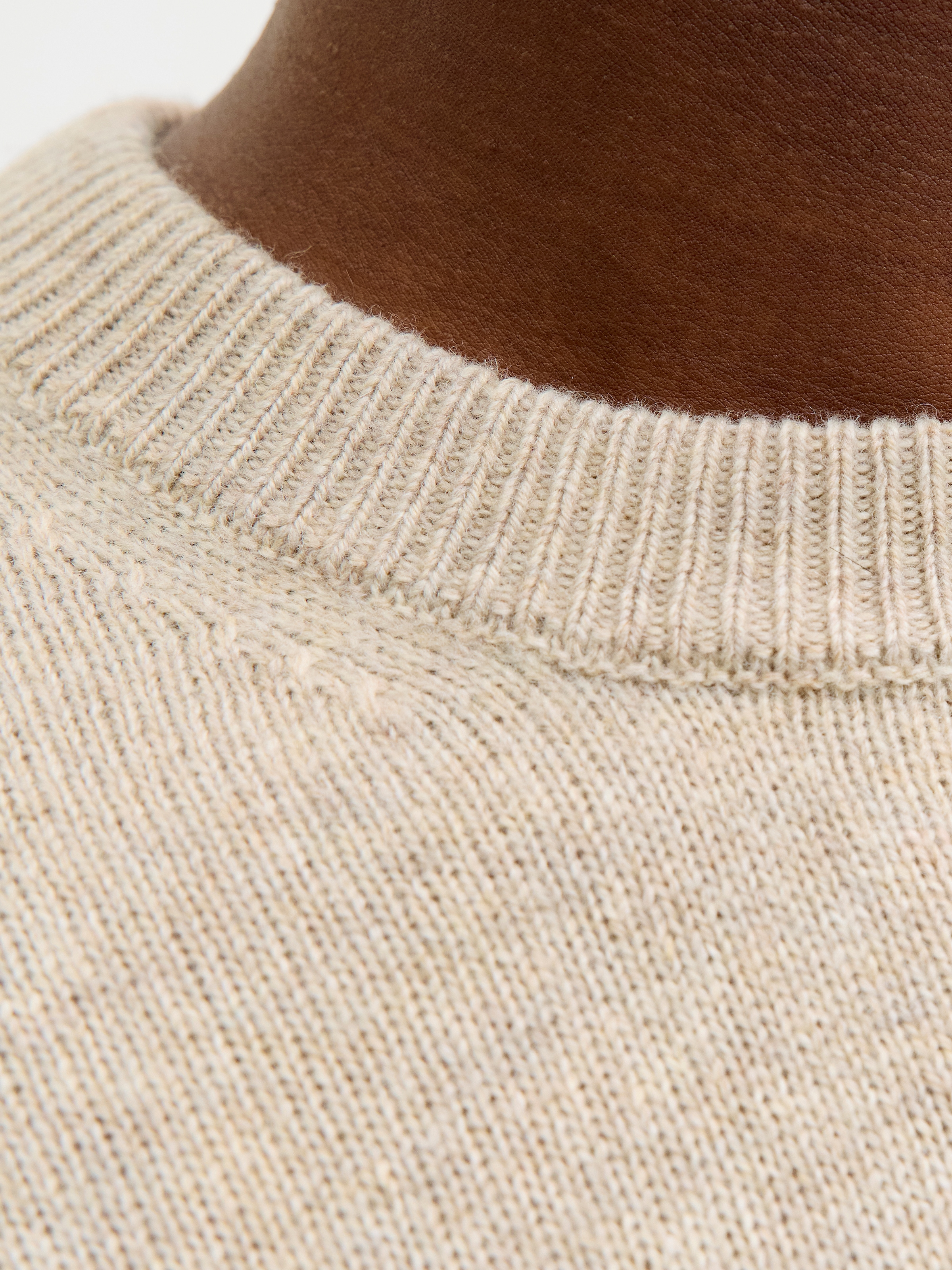 Jack & Jones Rundhalspullover »JPRBLULAMBSWOOL KNIT CREW NECK«