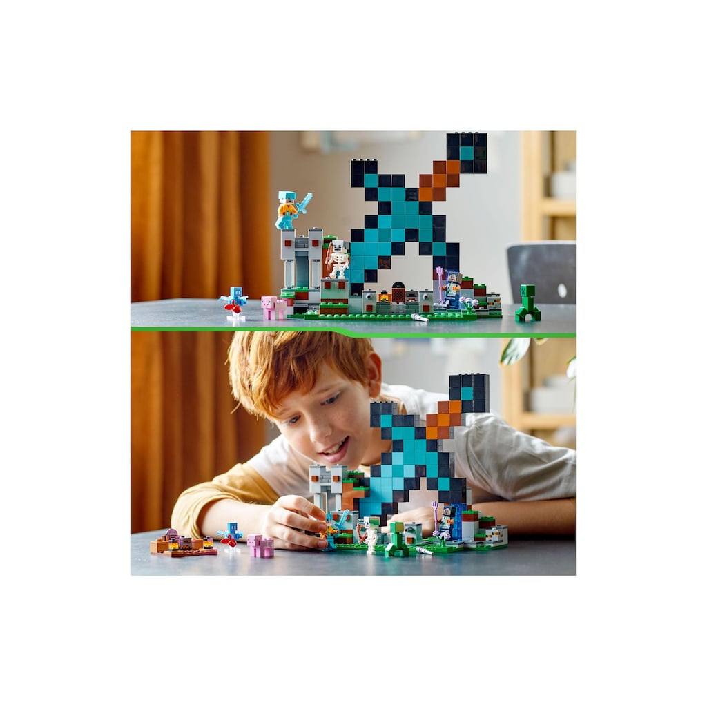 LEGO® Konstruktionsspielsteine »Der Schwert-Aussenposten«, (427 St.)