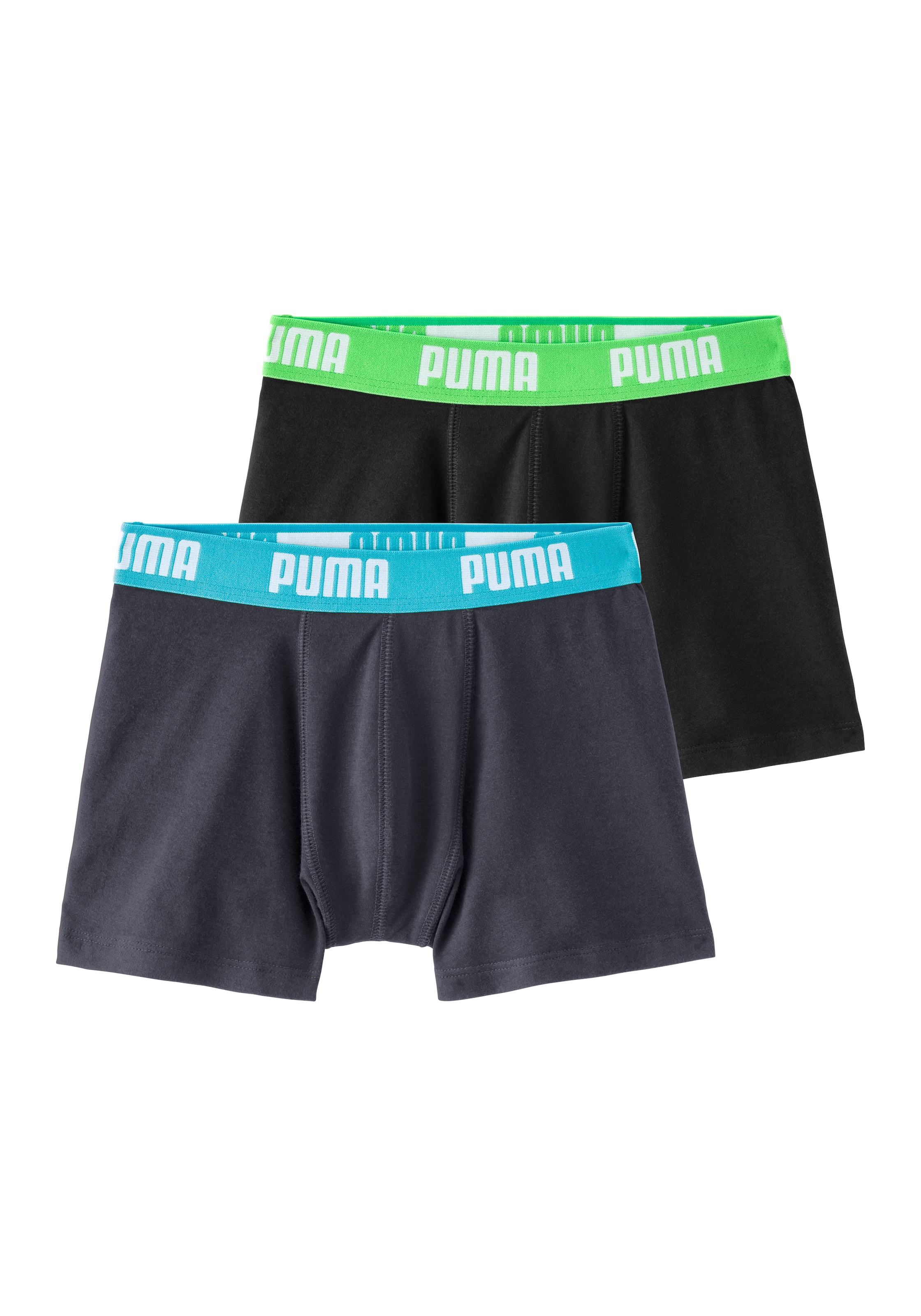 PUMA Boxer, (Packung, 2er-Pack), mit Logo Webbund