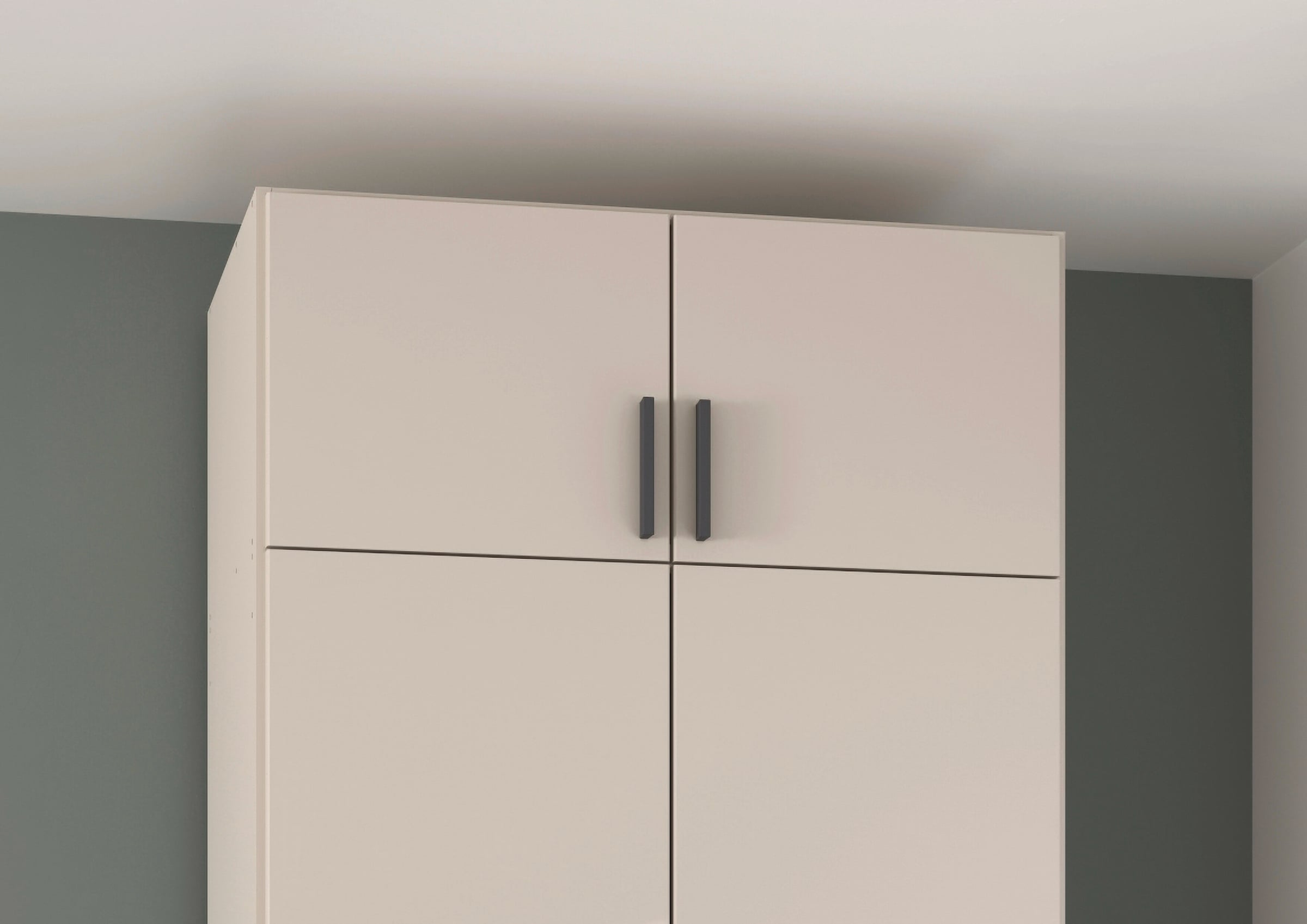 rauch Armoire à poser »Gamma« Largeurs 91/136/181/226 cm, en 4 variantes de poignées,  pour une utilisation maximale de la hauteur de plafond, nombreuses couleurs MADE IN GERMANY