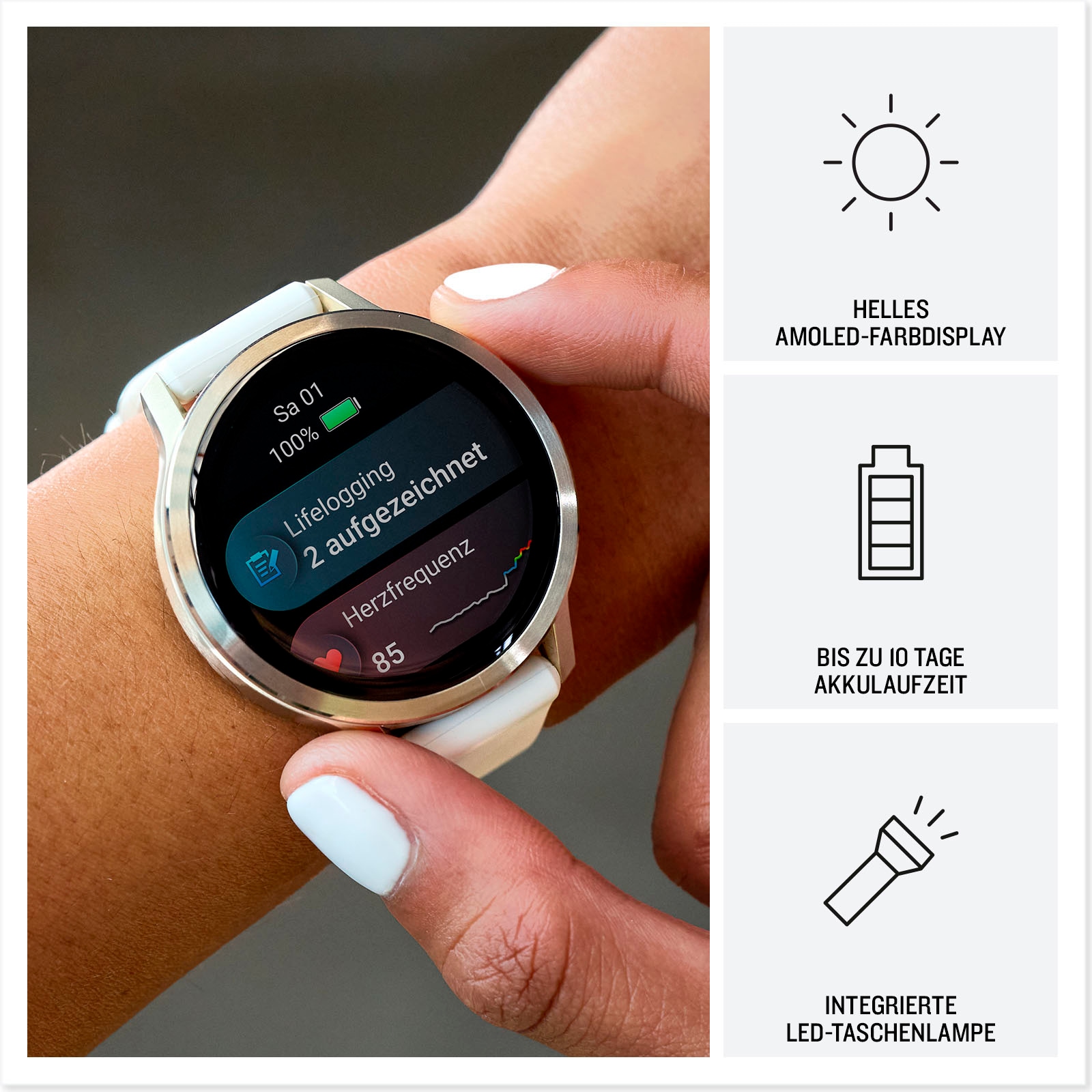Garmin Smartwatch »Venu 4« (3,04 cm / 1,2 ″)