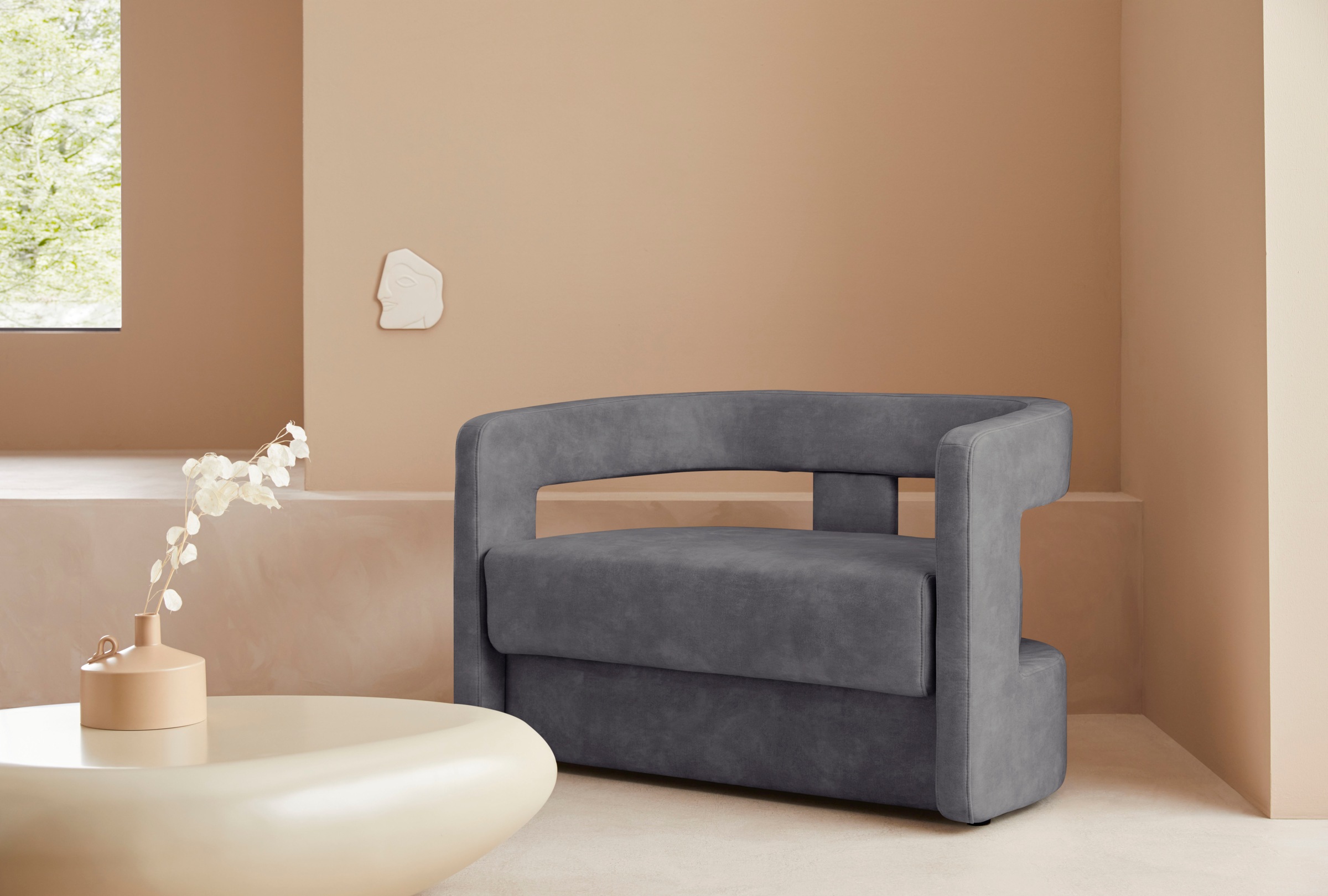 Image of LeGer Home by Lena Gercke 2-Sitzer »Taraneh«, aussergwöhnliches Design, auch im Bouclé-Stoff bei Ackermann Versand Schweiz