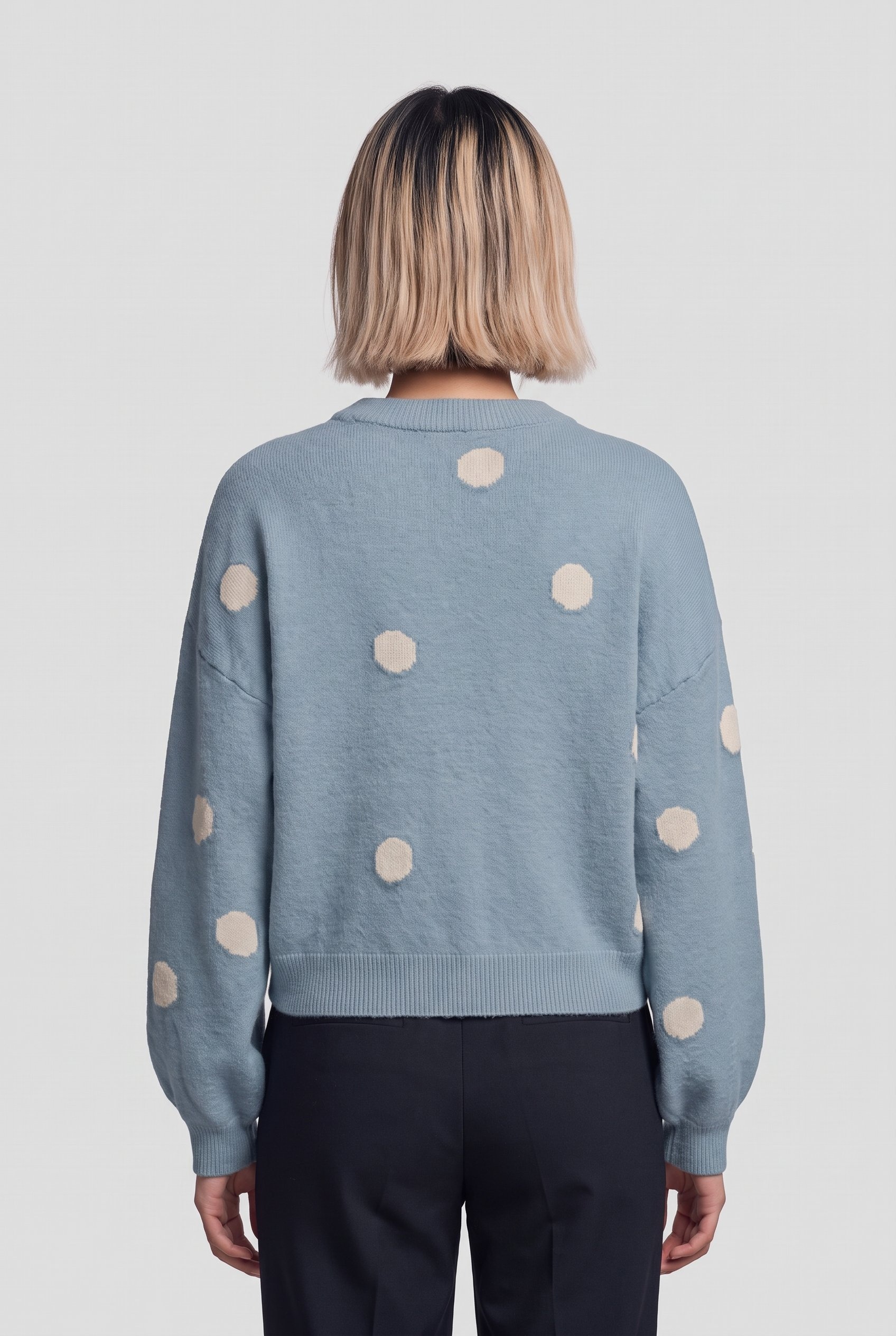 ONLY Strickpullover »ONLRICA LS DETAIL O-NECK CC KNT« Materialmix, regular fit