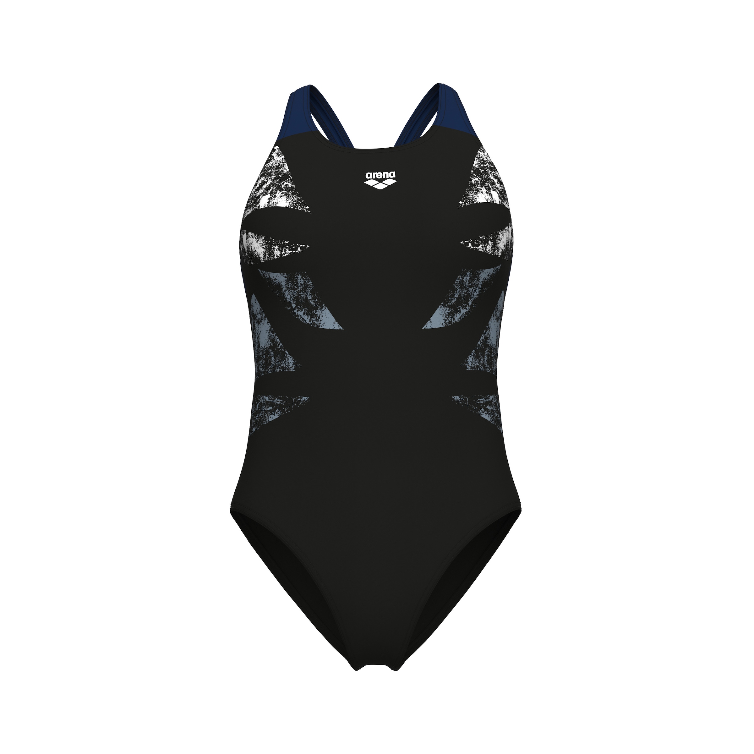 Arena Badeanzug »WOMEN'S ARENA GRAPHIC SWIMSUIT V BACK L«, (1 St.)
