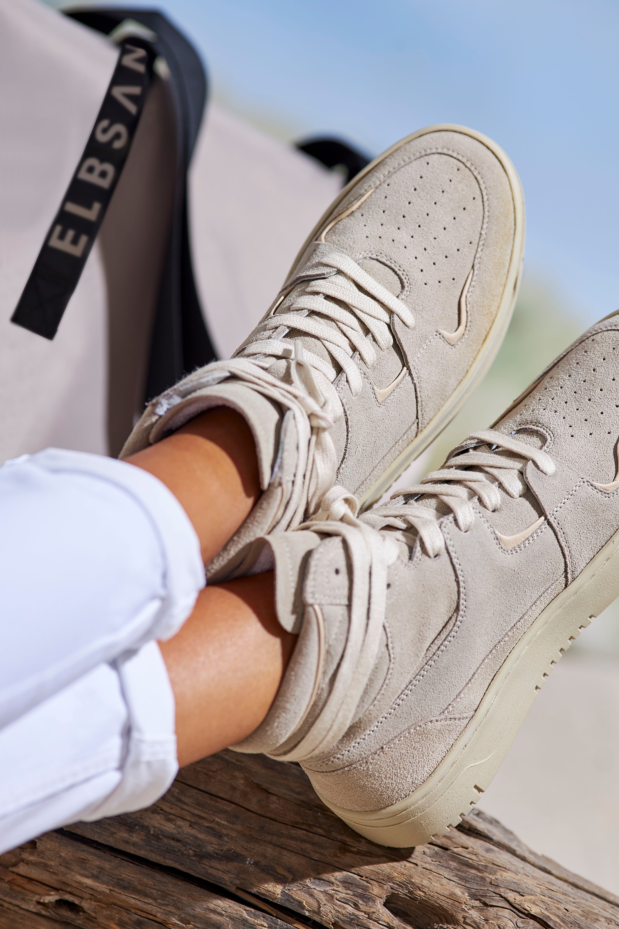 Elbsand Shopper »Schultertasche«, grosse Handtasche, Henkeltasche, Tragetasche, als Badetasche VEGAN