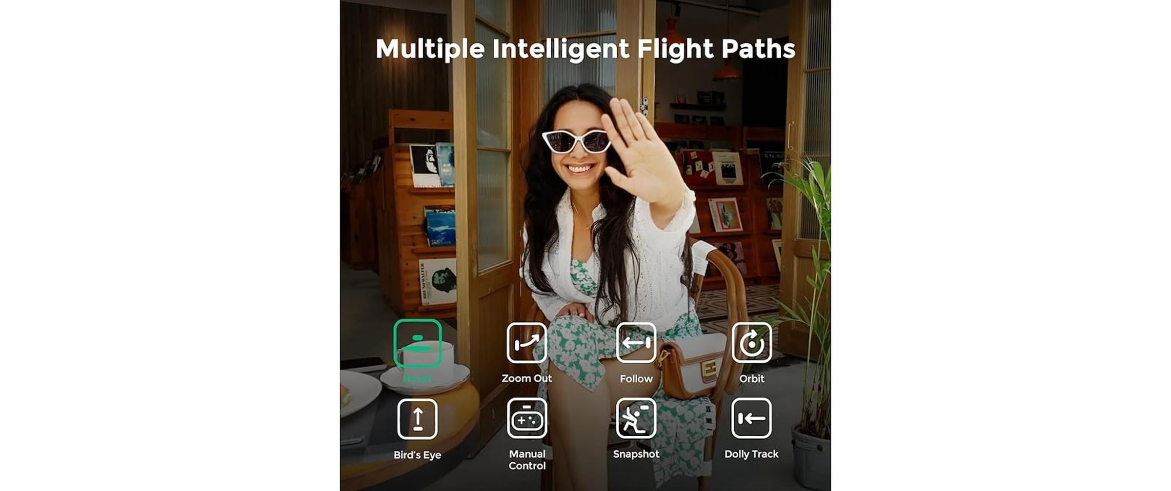 Drohne »HOVERAir HoverAir X1 Combo RTF (C0)«, Bedienung: App, Frequenzbereich: 2.4/5.8 GHz