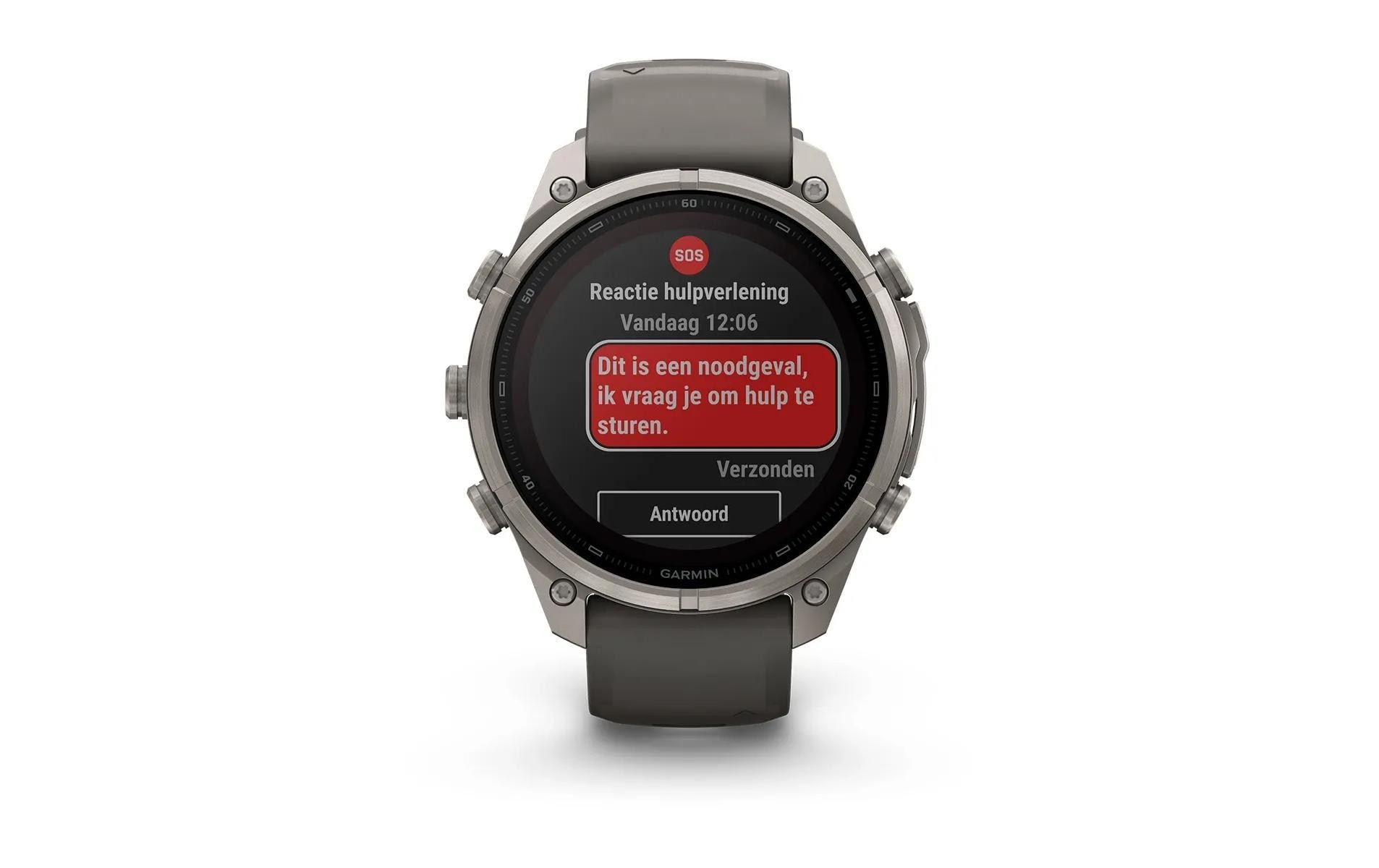 Garmin Smartwatch »Fenix 9 Pro inReach Solar Titan Silikon«