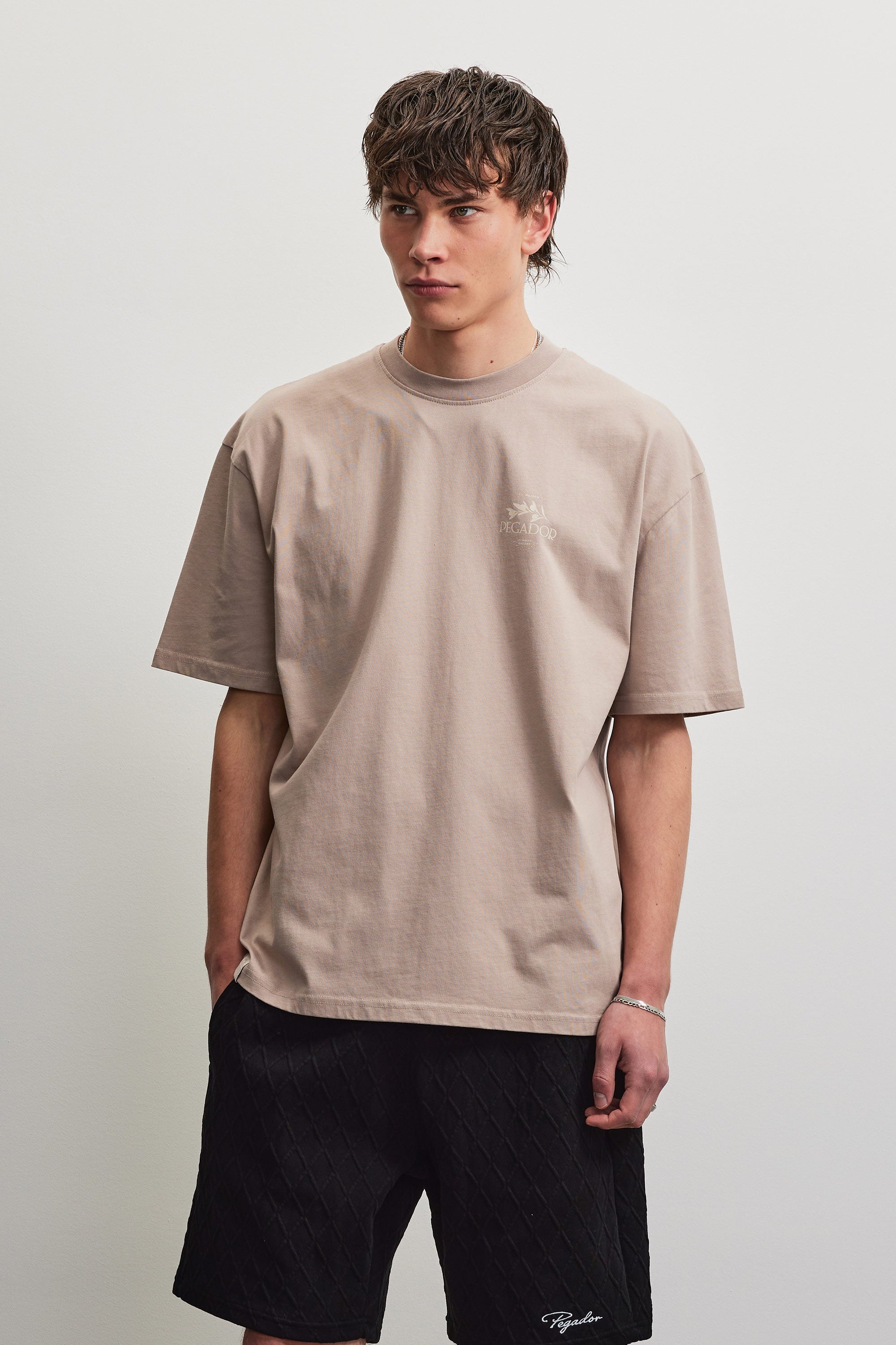 Image of PEGADOR Rundhalsshirt "TRAVNIK OVERSIZED TEE"