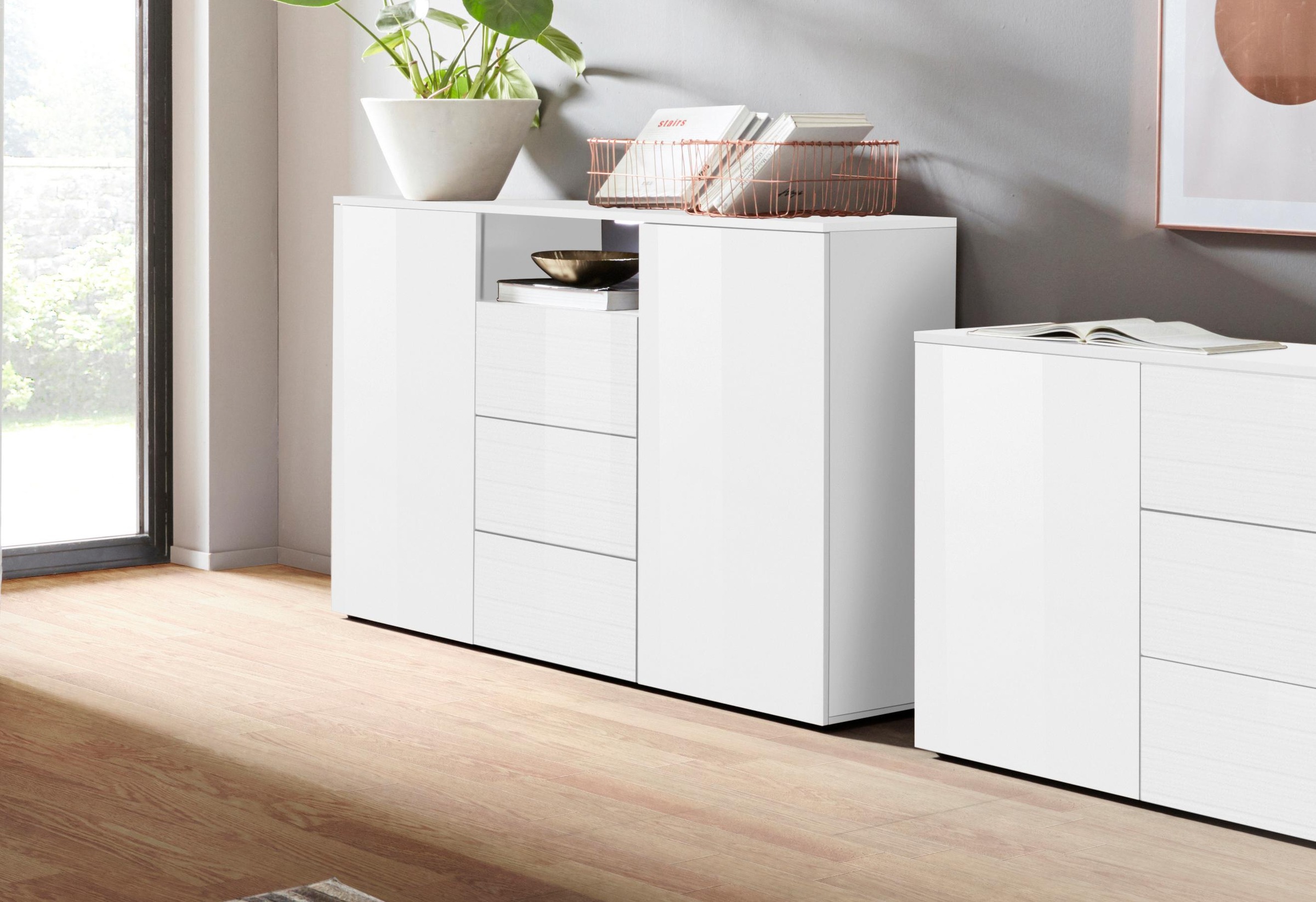 Image of borchardt Möbel Highboard »Savannah«, Breite 139 cm bei Ackermann Versand Schweiz