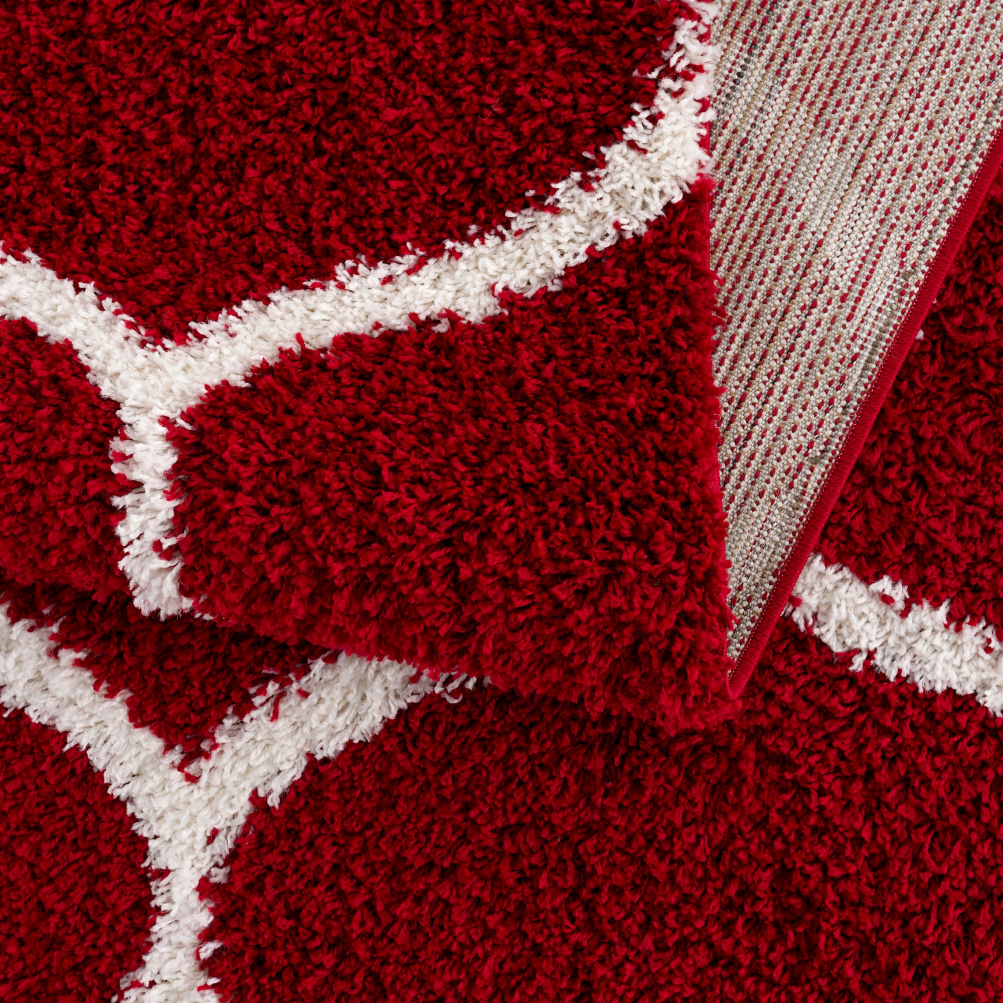 Sanat Hochflor-Teppich »Madrid«, rechteckig, 30 mm Höhe, Wohnzimmer, Langflor, Shaggy Teppich