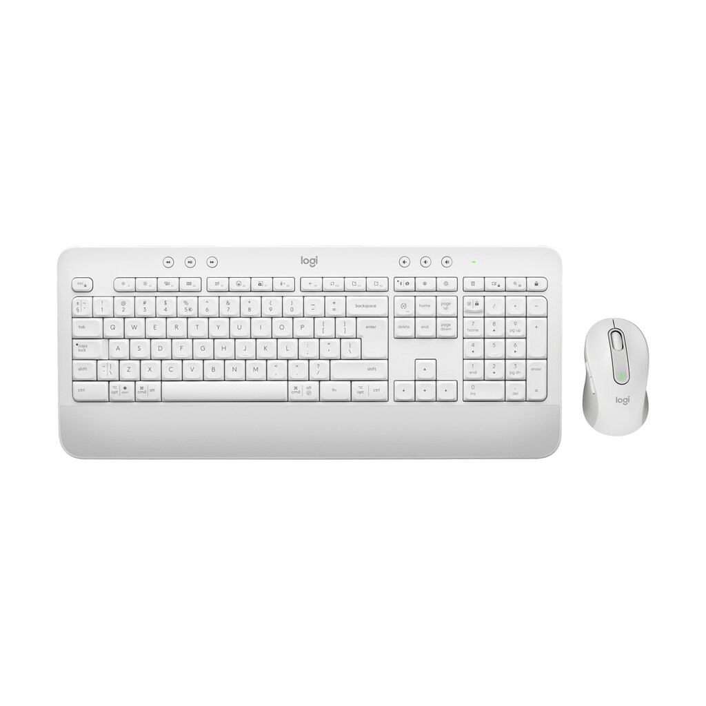 Logitech Tastatur- und Maus-Set »Logitech MK650 for Business white«