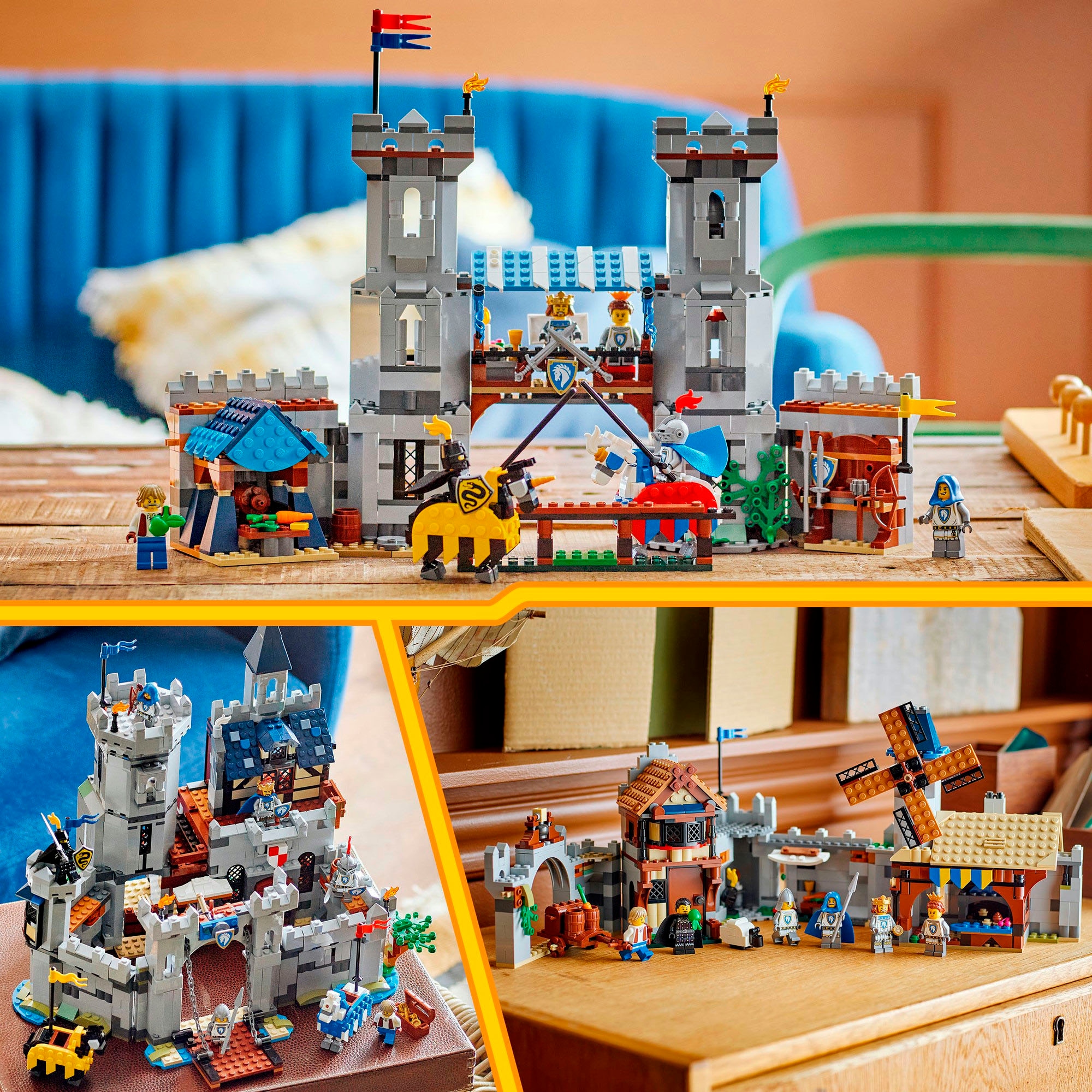 LEGO® Konstruktionsspielsteine »Ritterburg im Mittelalter (31168), LEGO LEGO Creator« Made in Europe