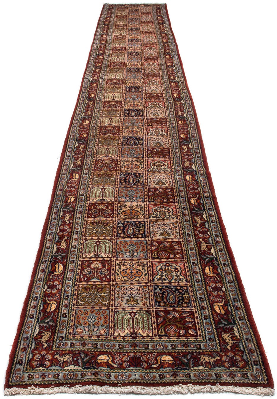 Image of morgenland Hochflor-Läufer »Moud Medaillon Beige 234 x 81 cm«, rechteckig, 1 mm Höhe, Handgeknüpft bei Ackermann Versand Schweiz