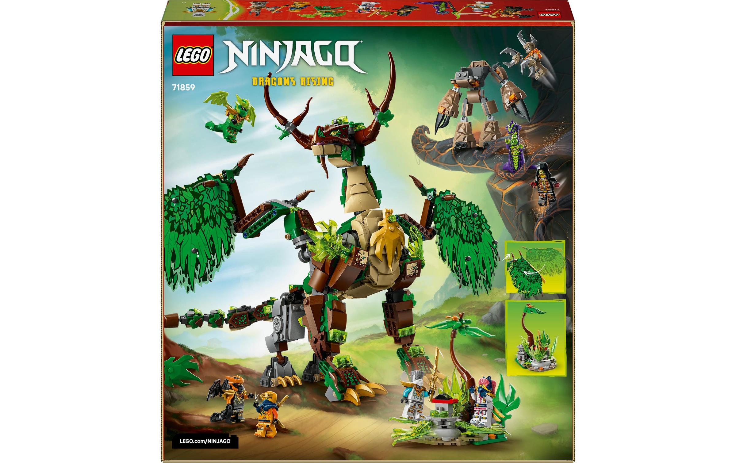   Konstruktionsspielsteine »Ninjago Der Drache des Lebens 71859« Kategorie: Fantasy-Welt