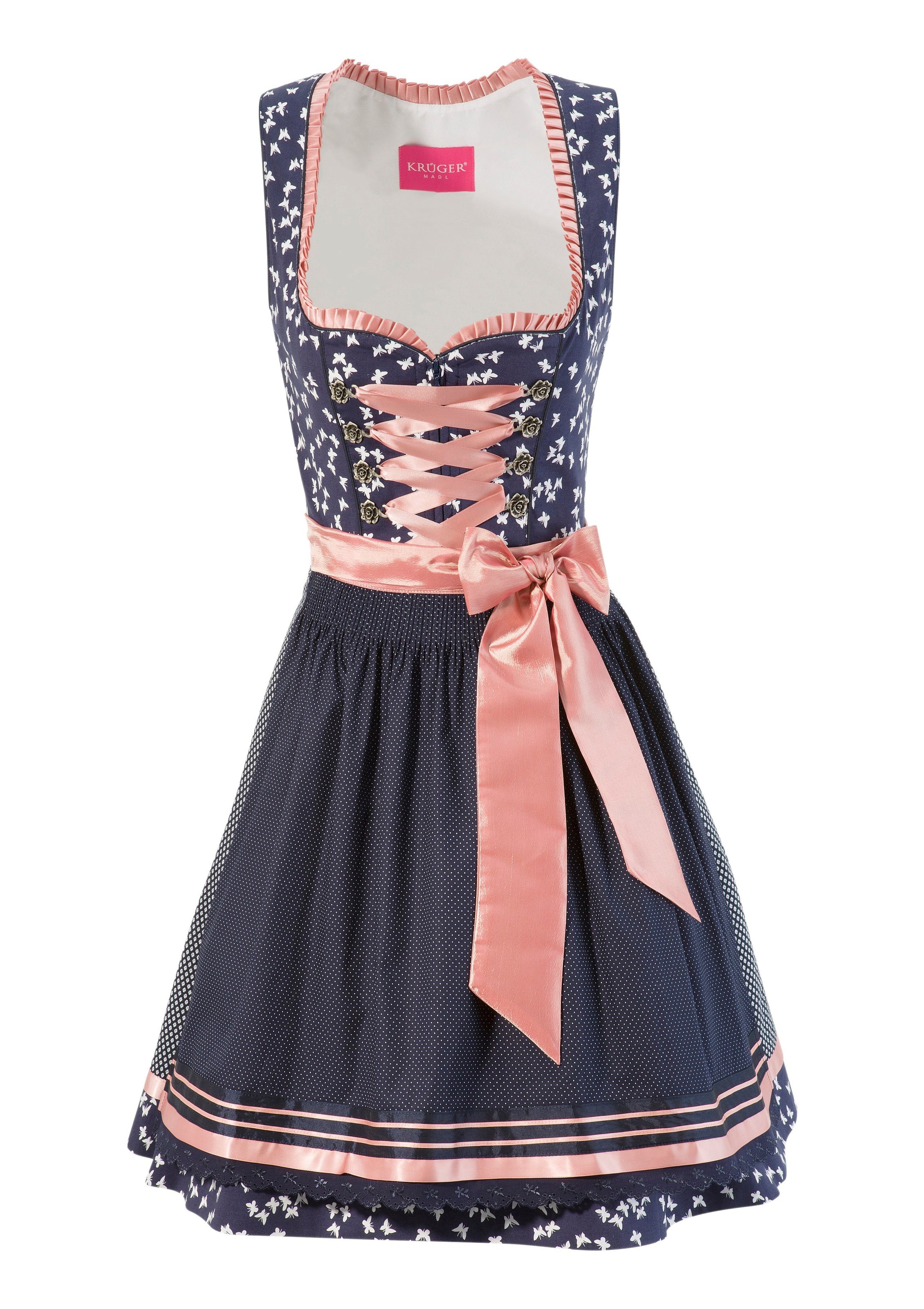 Image of Krüger Madl Dirndl »Rachel«, (2 tlg.), Damen, kurz in angenehmer Baumwollqualität bei Ackermann Versand Schweiz