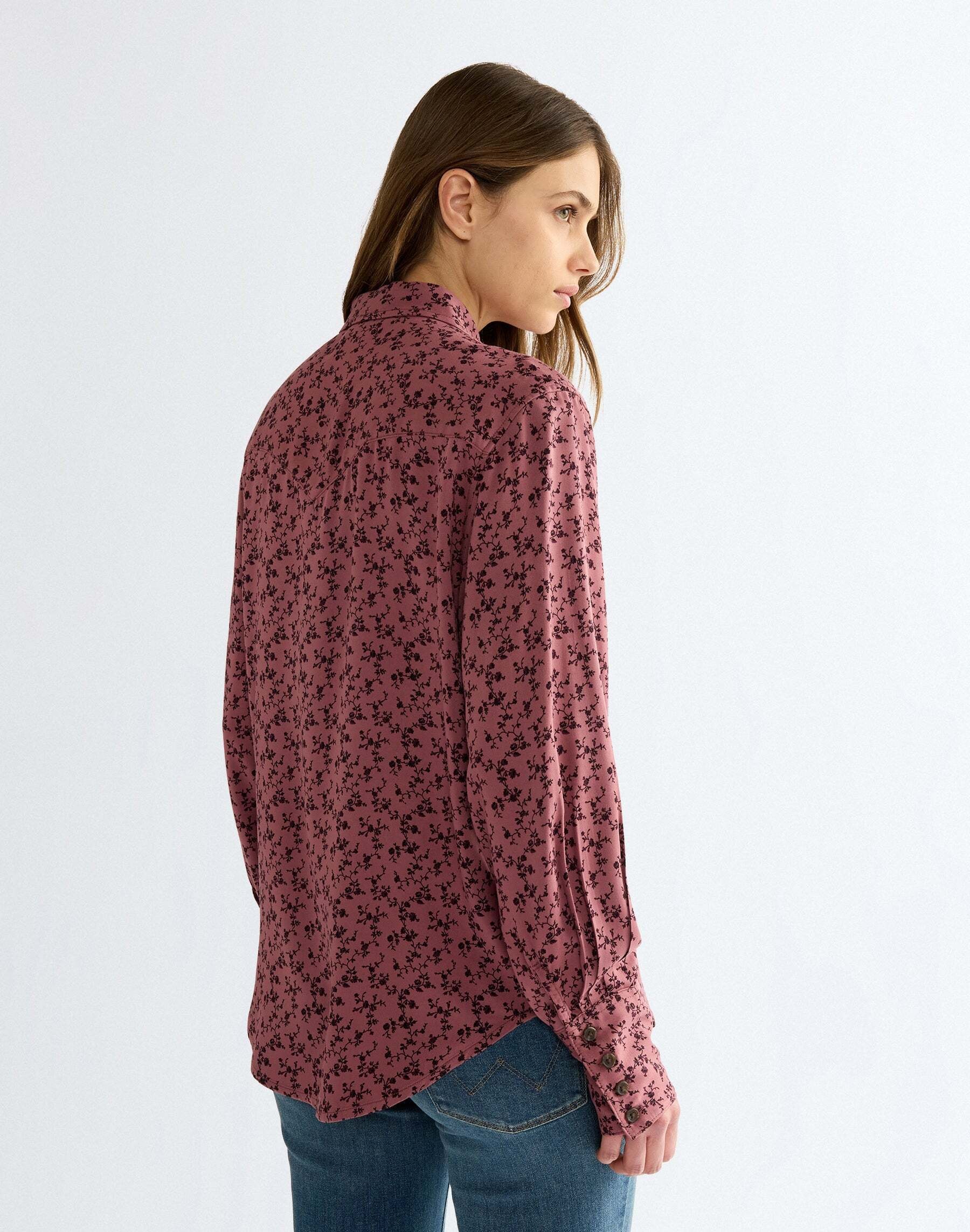Wrangler Blouse à manches longues »WRANGLER Langarmbluse Drama Collar«