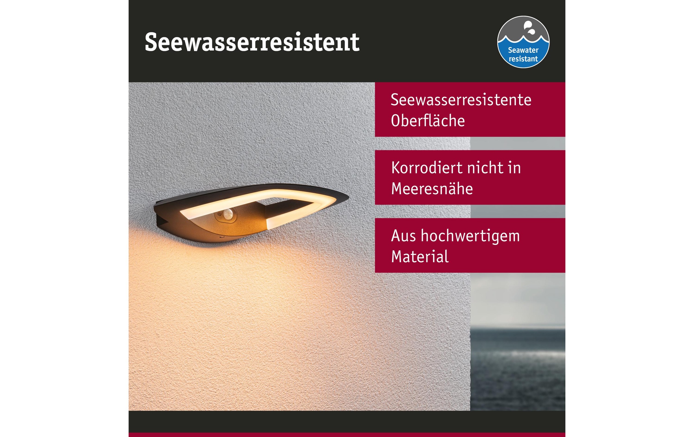 Paulmann LED Wandleuchte »LED Akena Bewe«