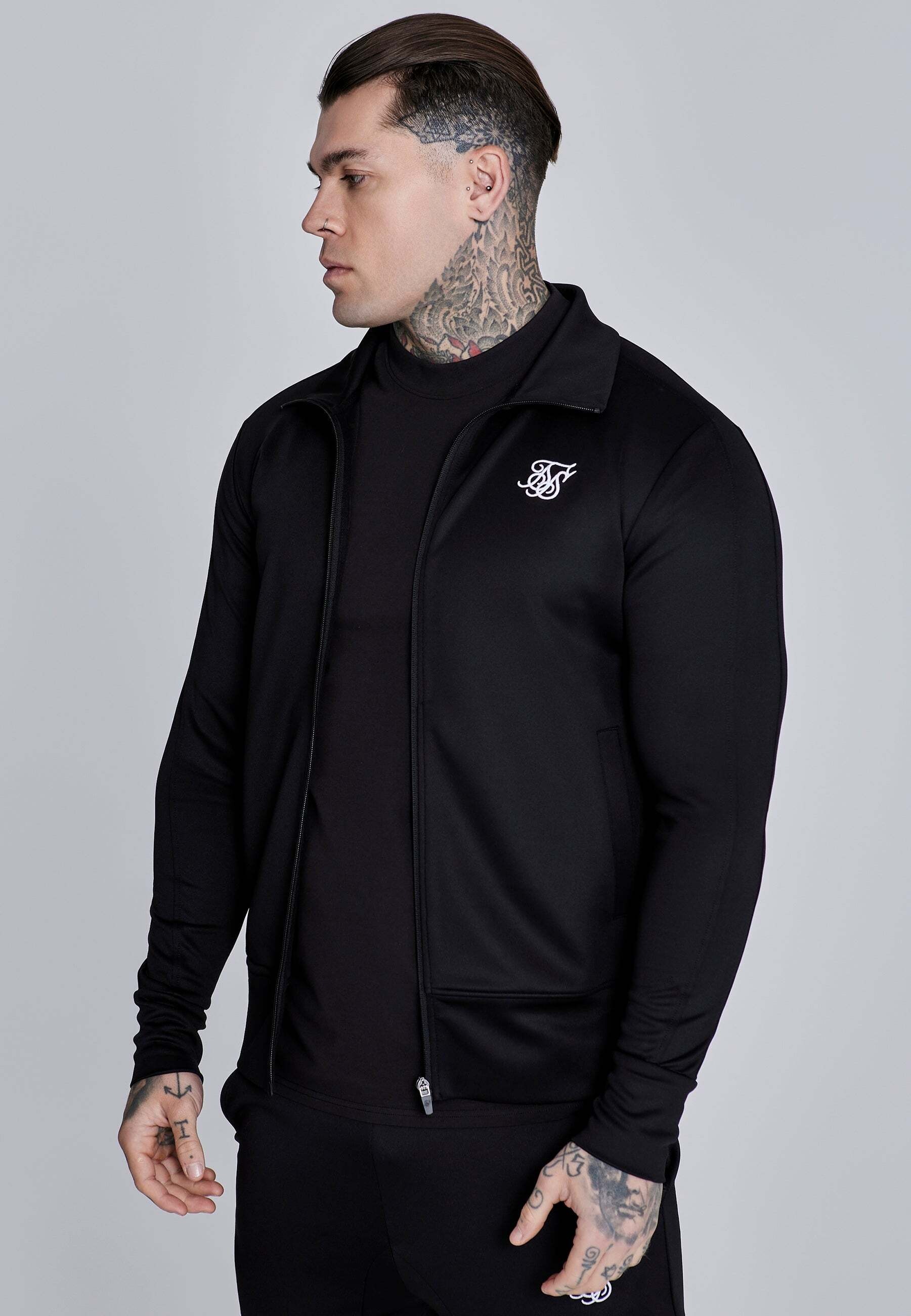 Image of Siksilk Sweatjacke "Siksilk Sweatjacke Essentials Poly"