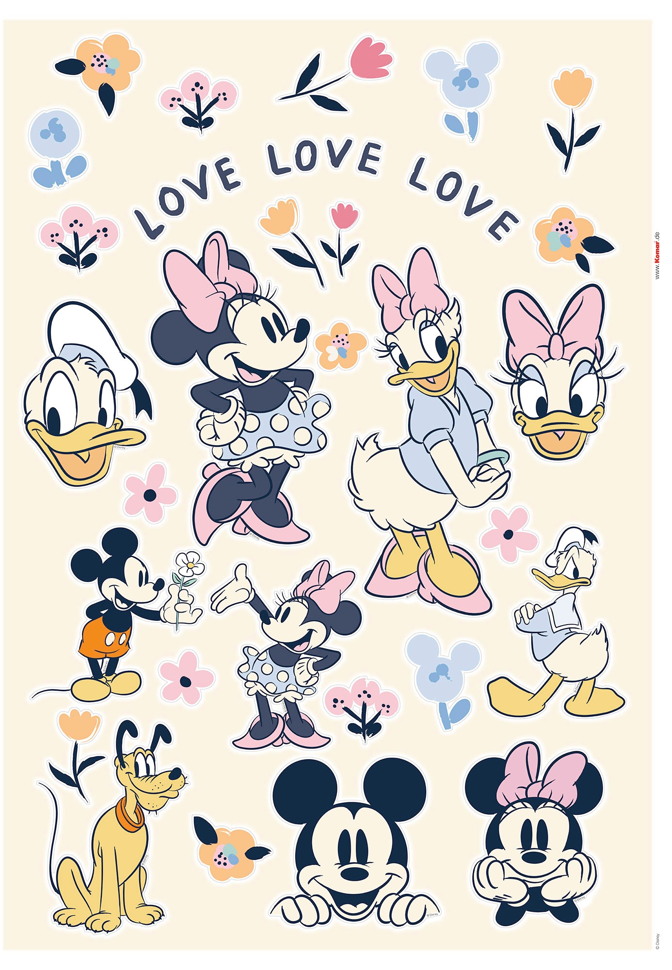 Image of Komar Wandtattoo »Love Love Love«, (40 St.), 50 x 70 cm bei Ackermann Versand Schweiz