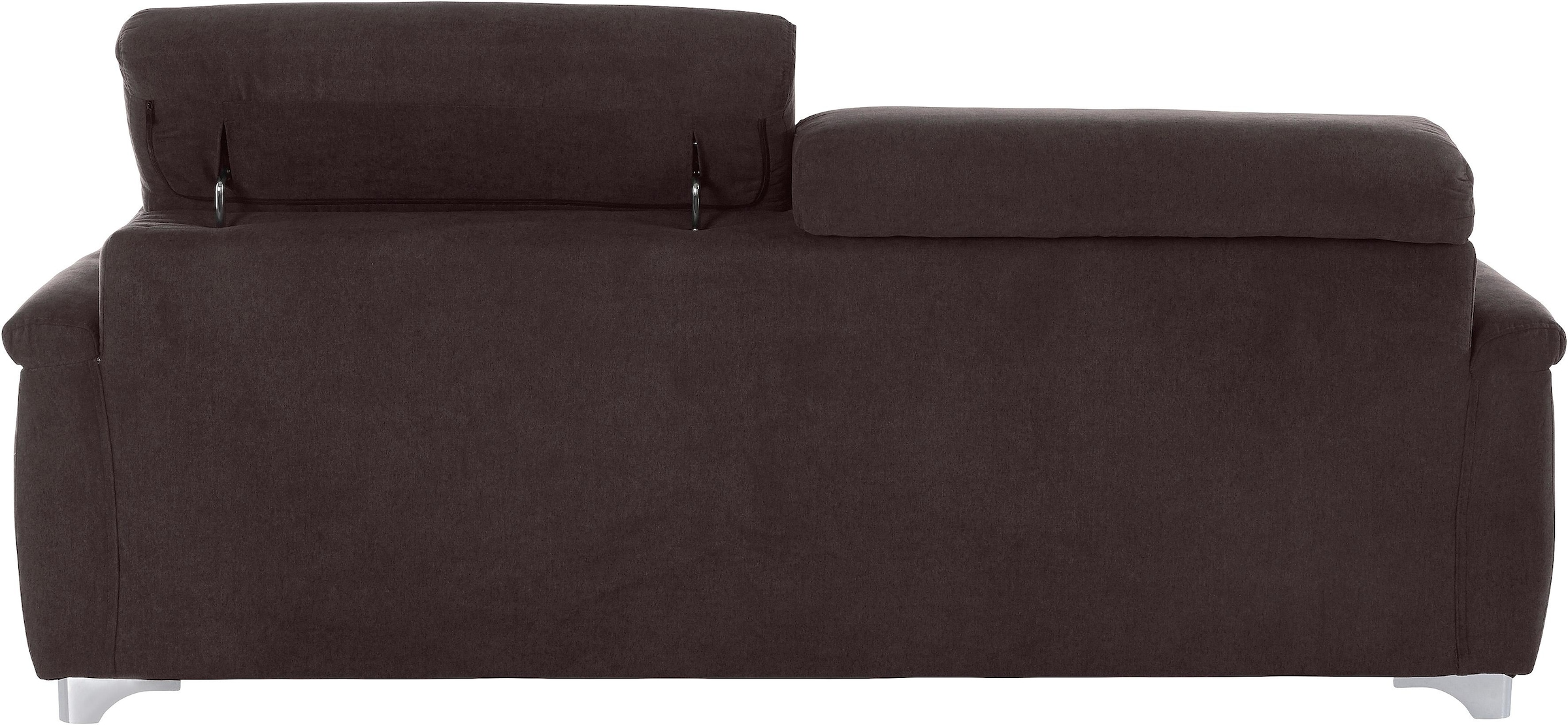 DOMO collection 2,5-Sitzer »Mira inklusive Kopfteilverstellung für mehr Wohlfühlkomfort«, elegant und modern, komfortabel, frei im Raum stellbar