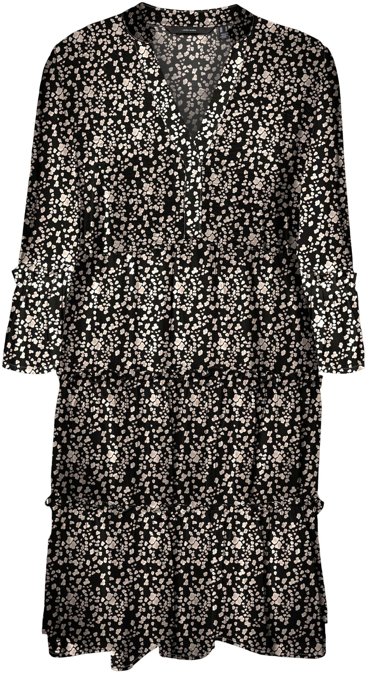 ♕ Vero Moda Minikleid »VMEASY 3/4 SHORT DRESS R1 WVN GA«, mit Rüschen  versandkostenfrei bestellen