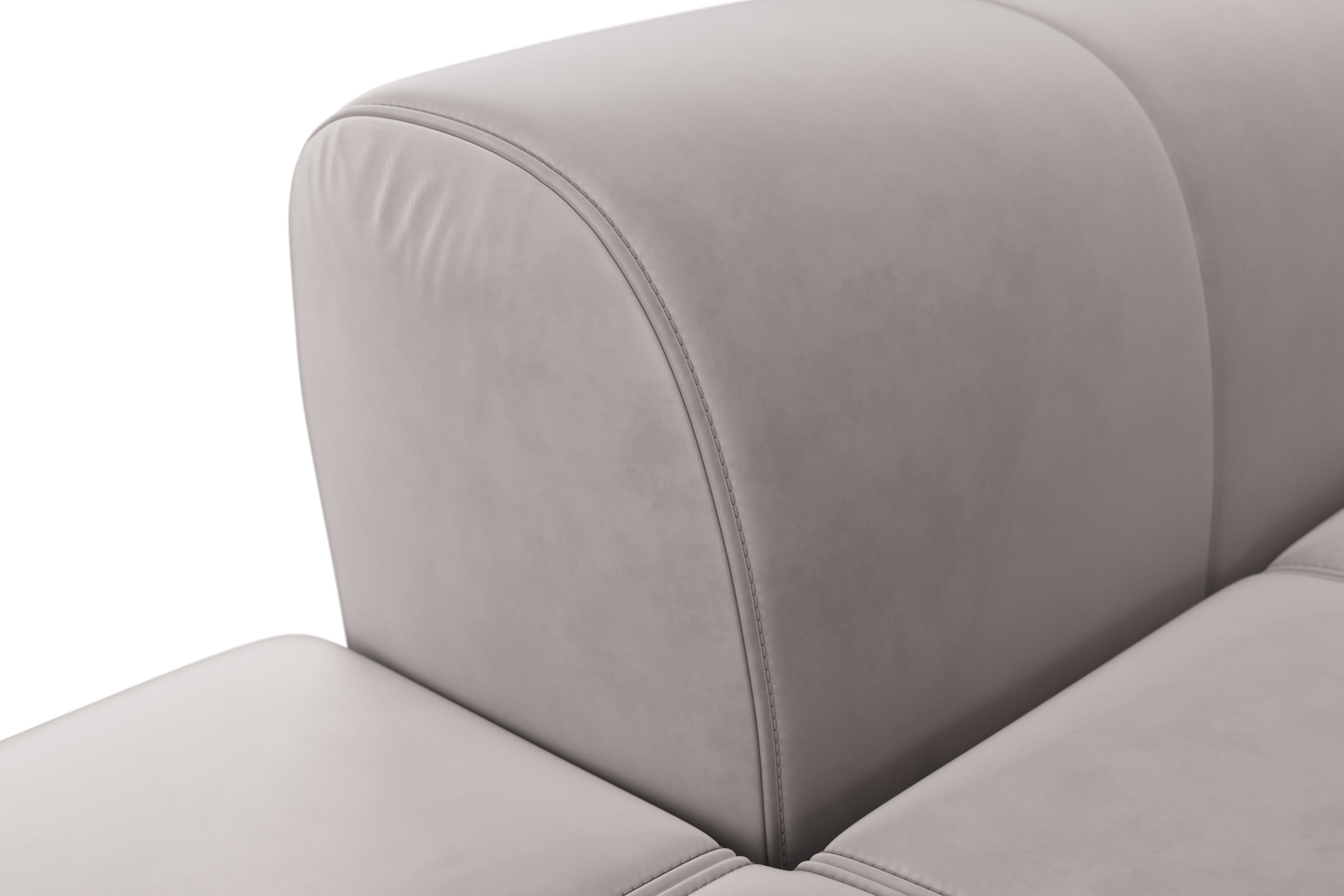 sit&more Ecksofa »Bendigo L-Form«, inklusive Sitztiefenverstellung, Bodenfreiheit 12 cm, in 2 Fussfarben