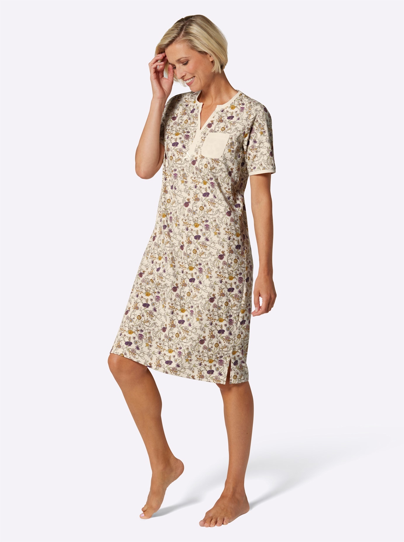 wäschepur Nachthemd »Nachthemden« Brusttasche