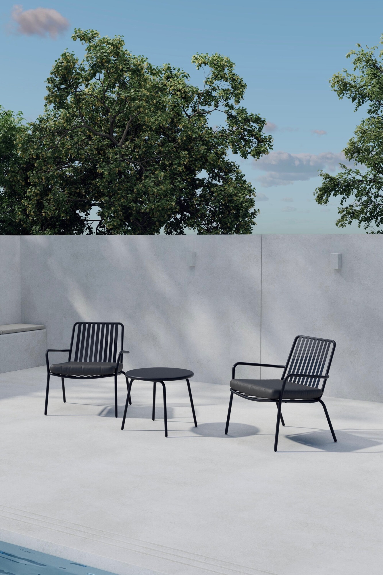 Image of Venture Home Gartenlounge-Set "Mykonos, grosszügiges Outdoor-Set für hohen Sitzkomfort" 3 tlg. Loungemöbel mit Stoffbezug, angenehm, weich