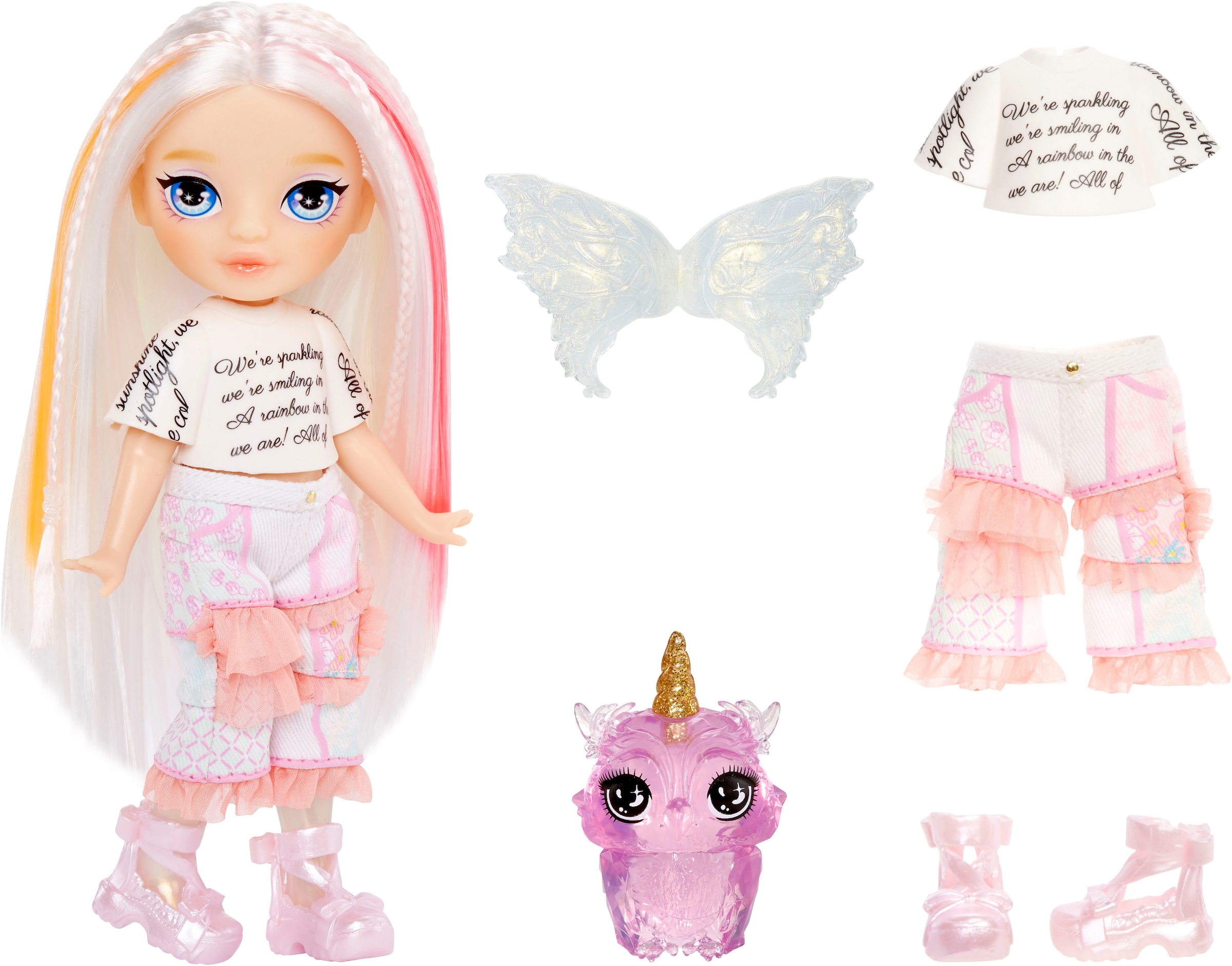 RAINBOW HIGH Minipuppe »Littles Rainbow Fantasy Fairies Doll- Opal (Rainbow)«
