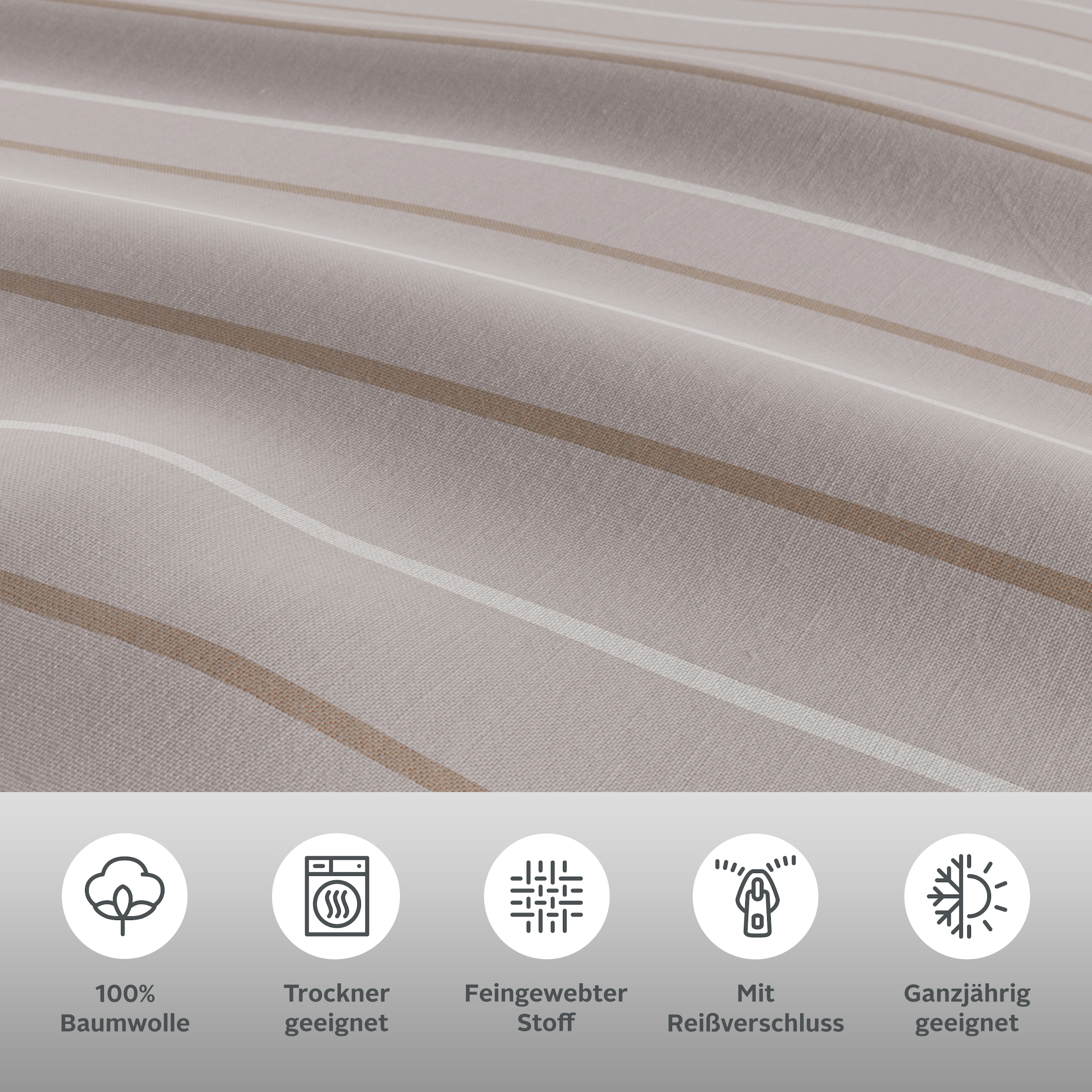 Bruno Banani Bettwäsche »Dana« 2 Stk. in Gr. 135x200 oder 155x220 cm, 100% Baumwolle, Renforcé