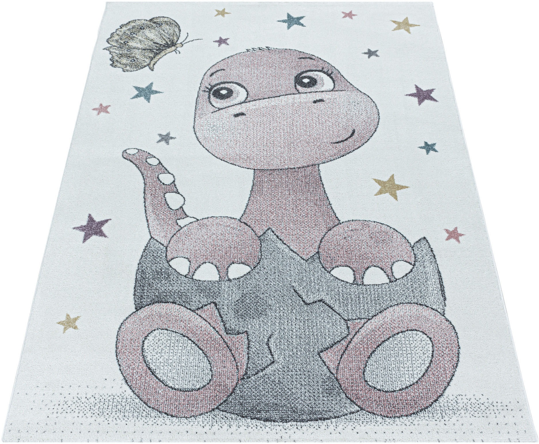 Image of Ayyildiz Teppiche Kinderteppich »FUNNY 2106«, rechteckig, 11 mm Höhe, Kinder Dino Motivteppich bei Ackermann Versand Schweiz