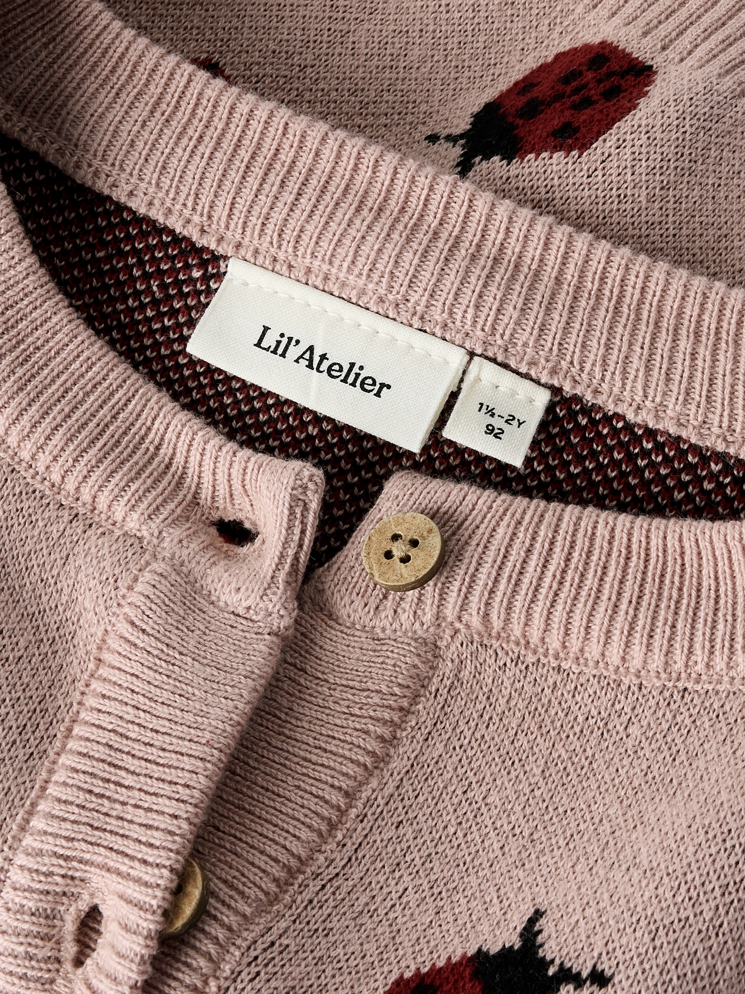 Lil' Atelier Veste en tricot »NMFLULIO KNIT CARD LIL NOOS« Coton