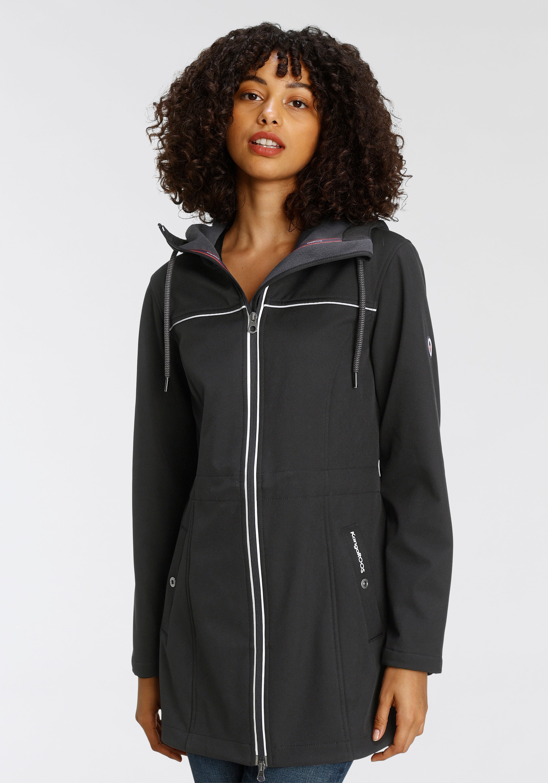 KangaROOS Softshelljacke, mit Kapuze, mit reflektierenden Details kaufen