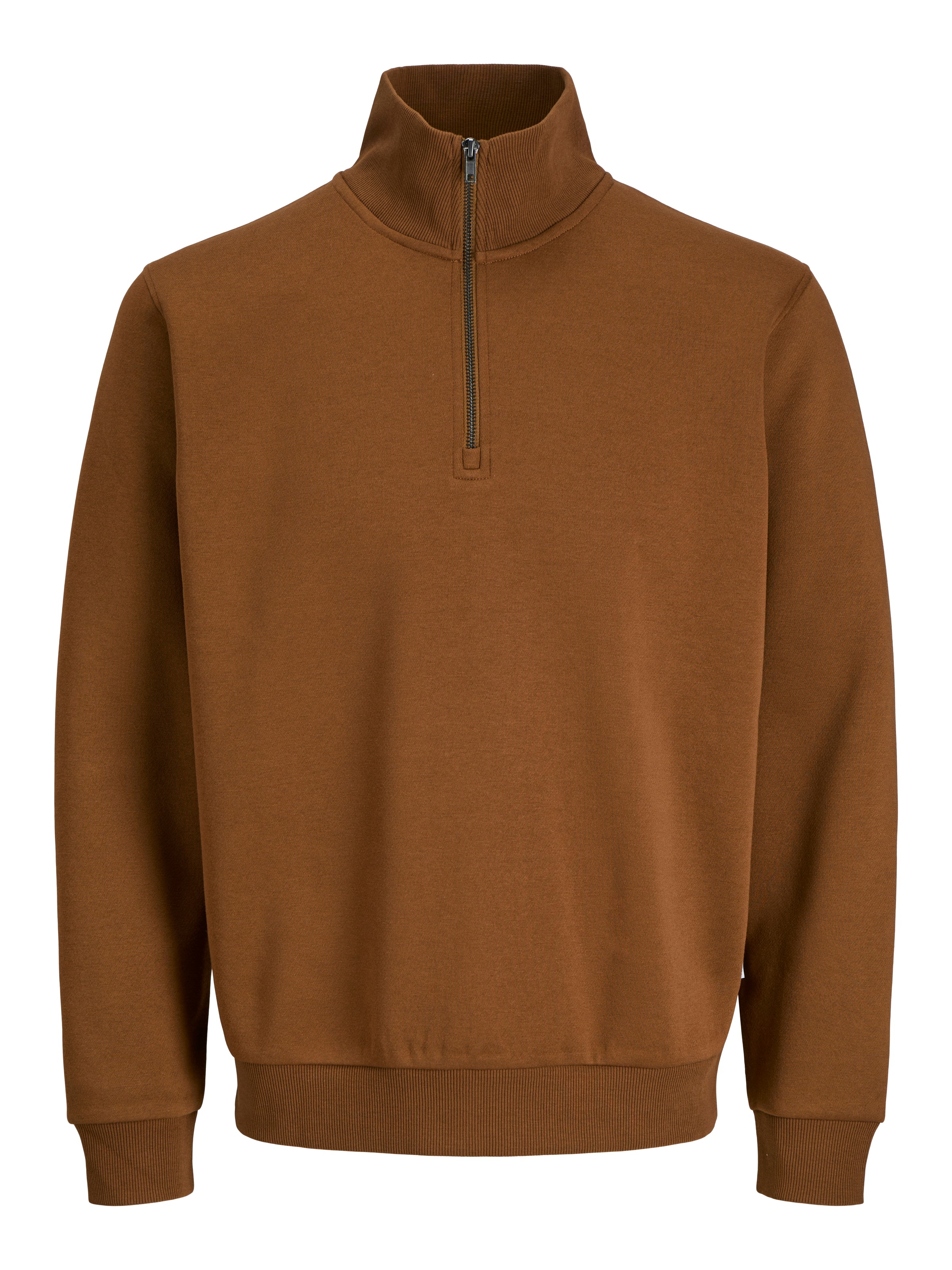 Jack & Jones Sweatshirt »JJEBRADLEY SWEAT HALF ZIP NOOS«, mit Troyer Kragen