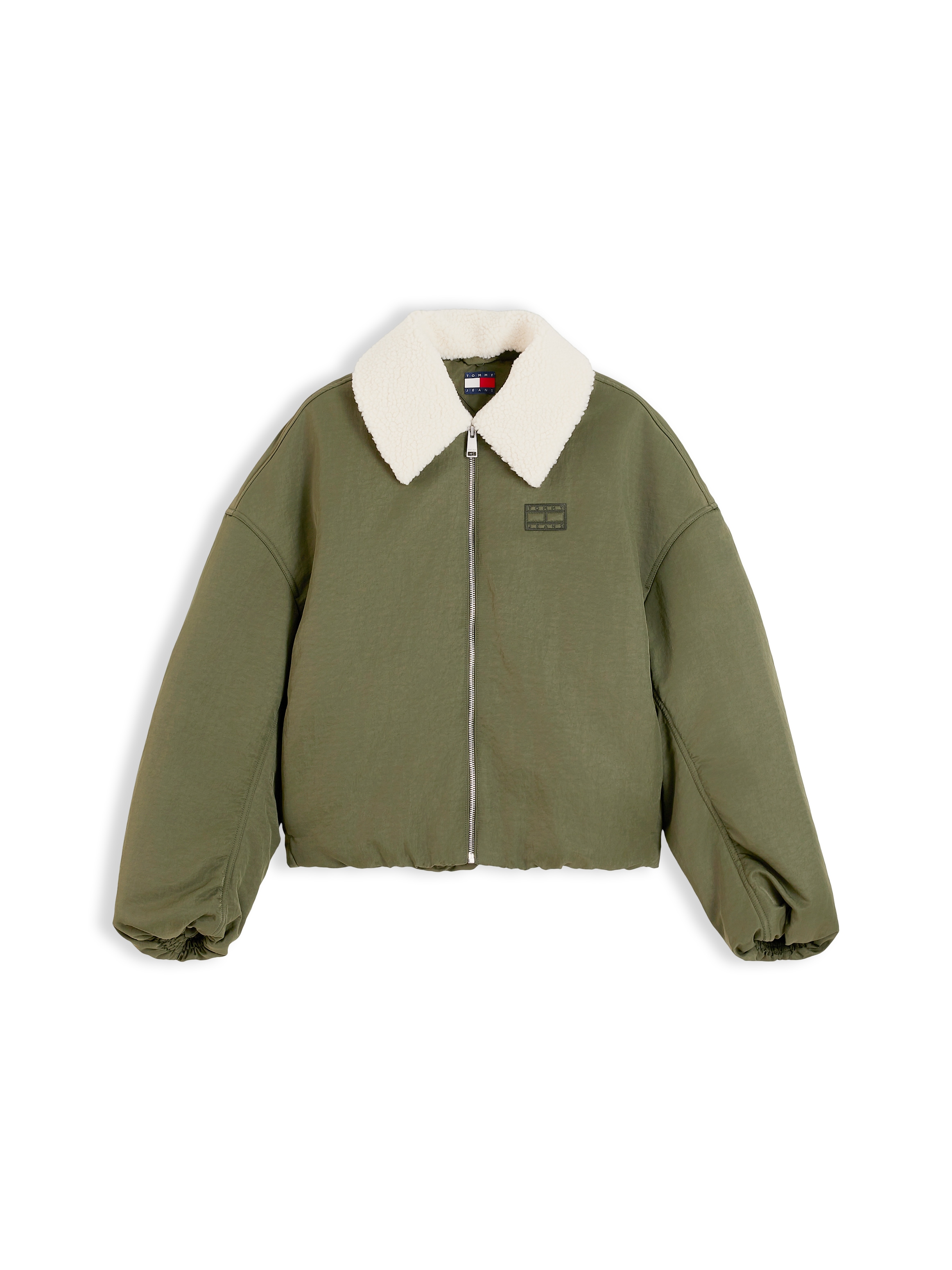 Tommy Jeans Veste bomber »TJW FUR COLLAR UTILITY BOMBER« fibre synthétique, avec fausse fourrure