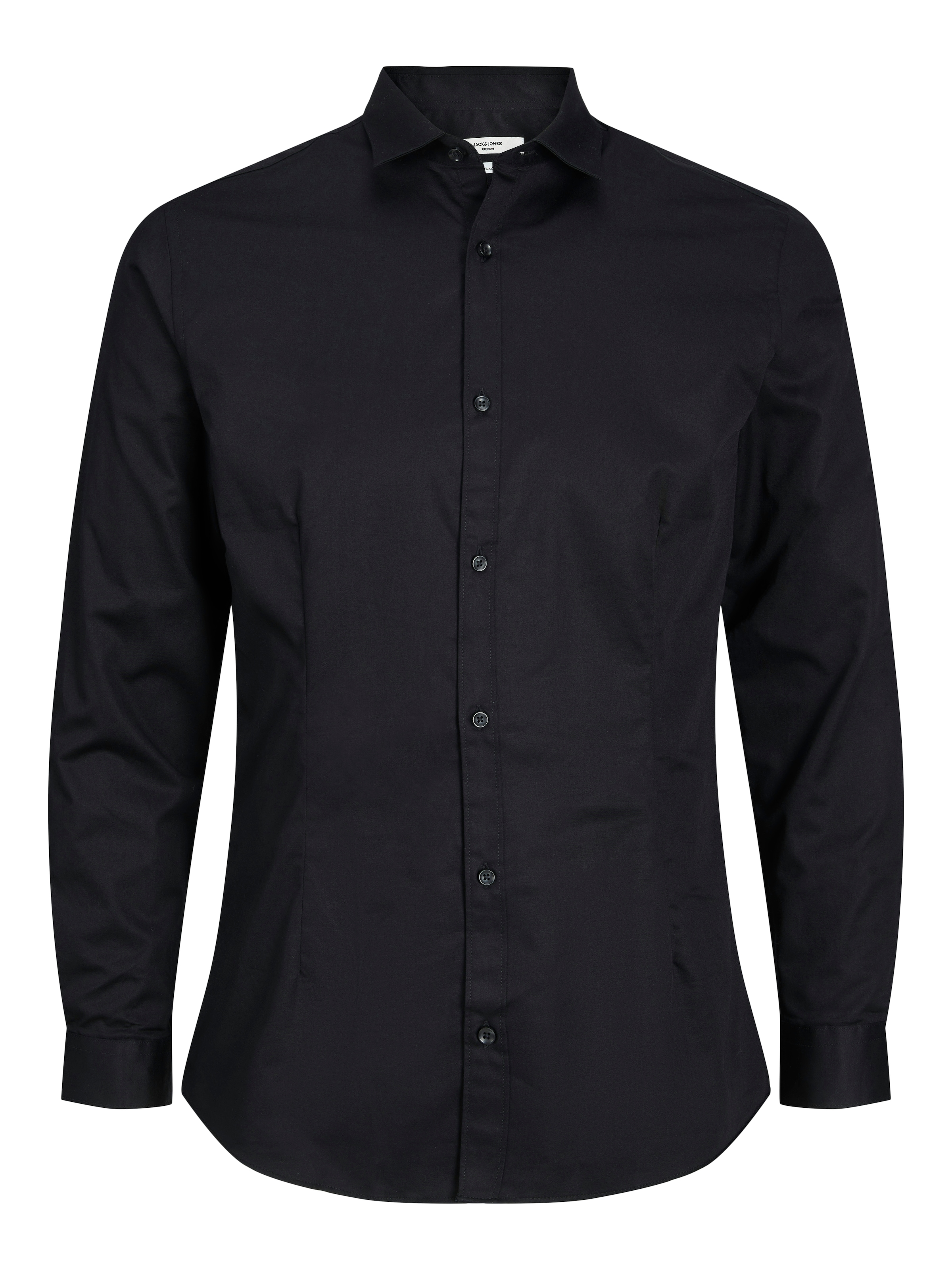 Jack & Jones Businesshemd »JJPRPARMA in Skinny Fit, Stretchanteil und verstellbaren Manschetten« sehr schmal, Web, Baumwollmischung
