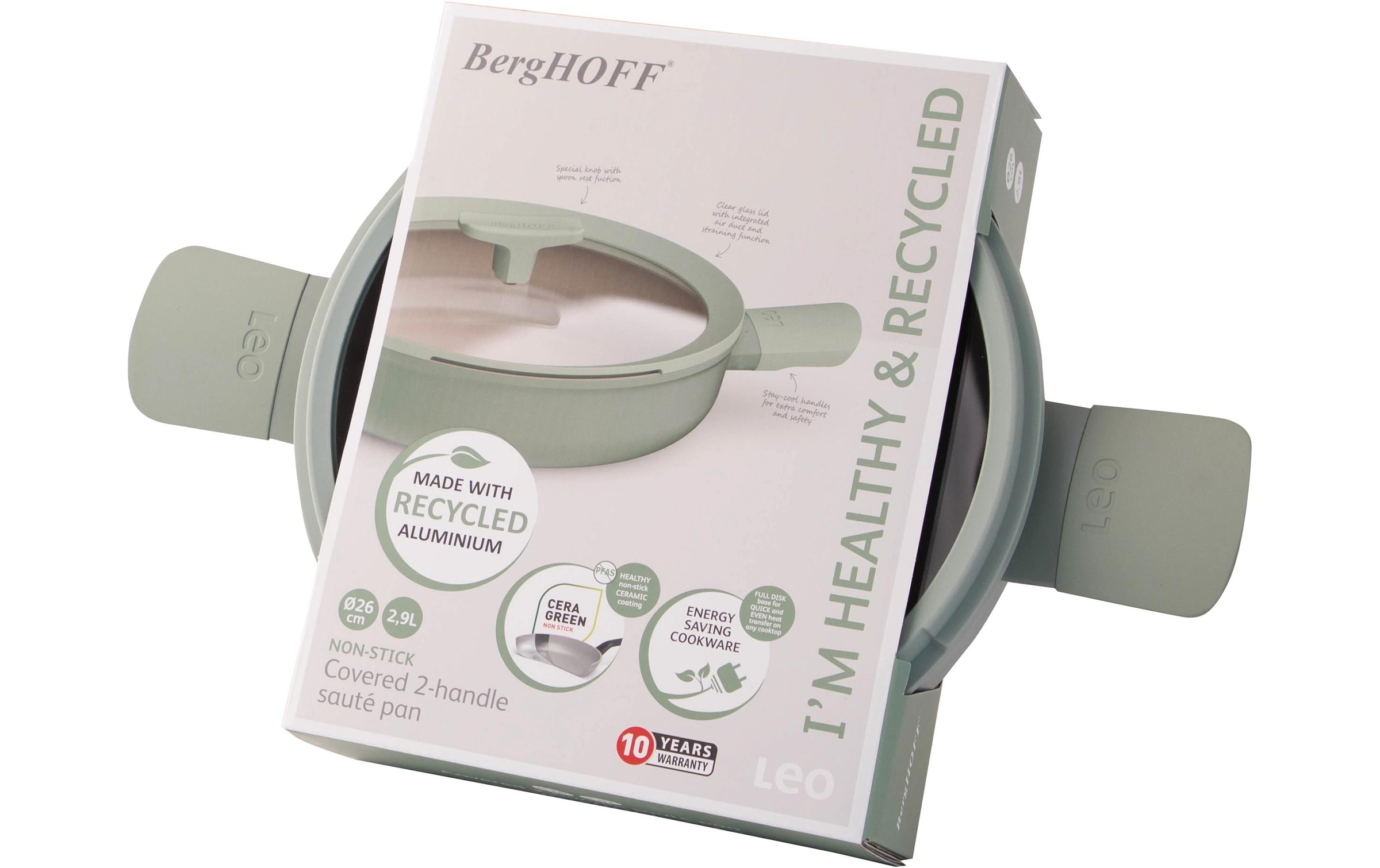 BergHOFF Bratpfanne »Leo Balance Doppelgriffe 26 cm« Aluminium