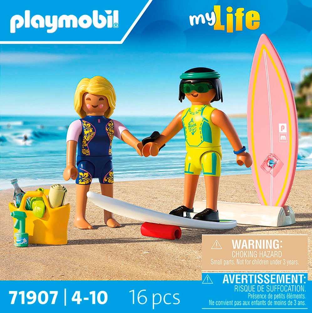 Playmobil® Jeu de construction »Kleine Surfschule (71907), My Life« fabriqué en Europe