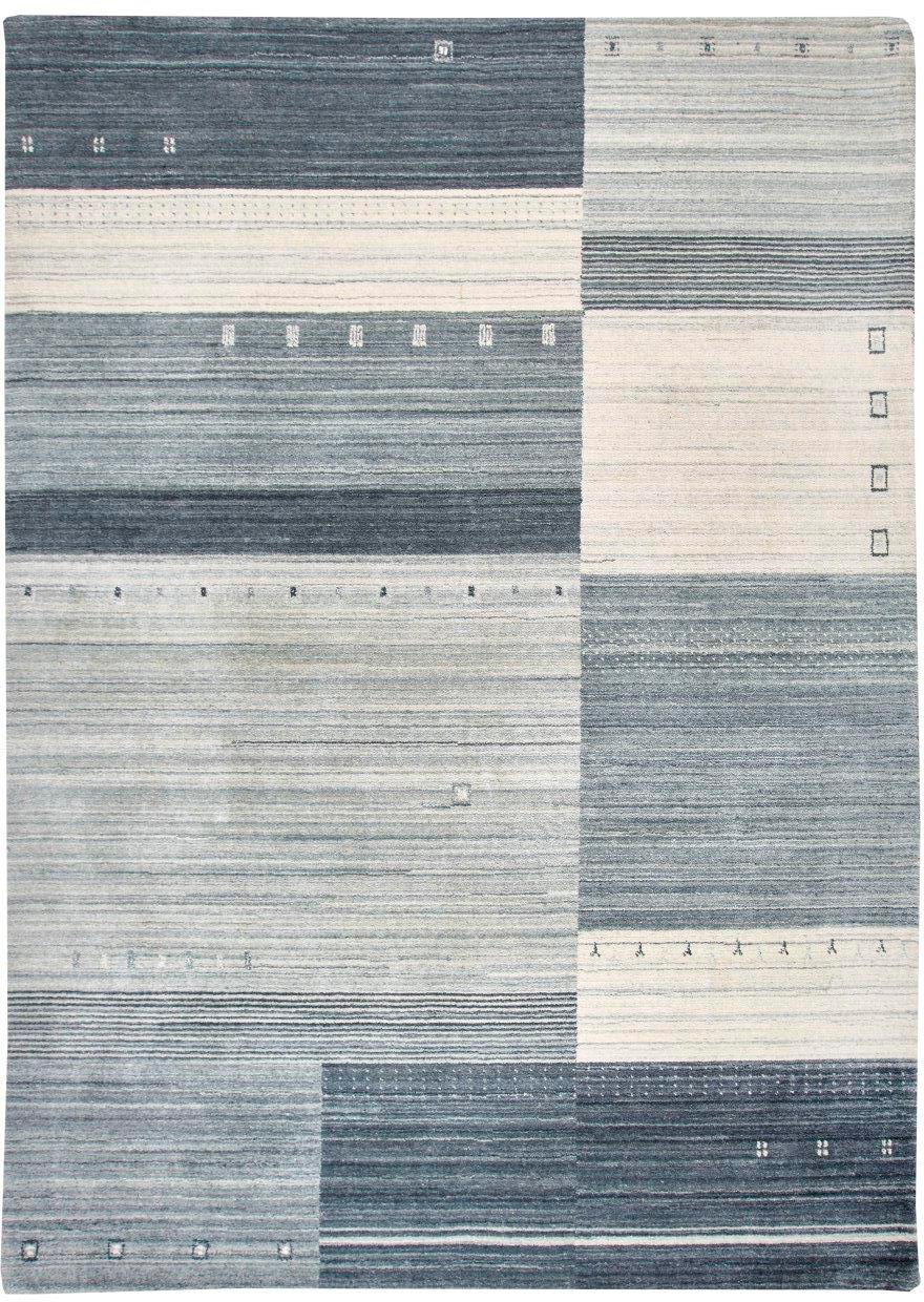 Dekowe Wollteppich »Wesley«, rechteckig, 15 mm Höhe, Handweb Teppich, reine Wolle, modernes Design
