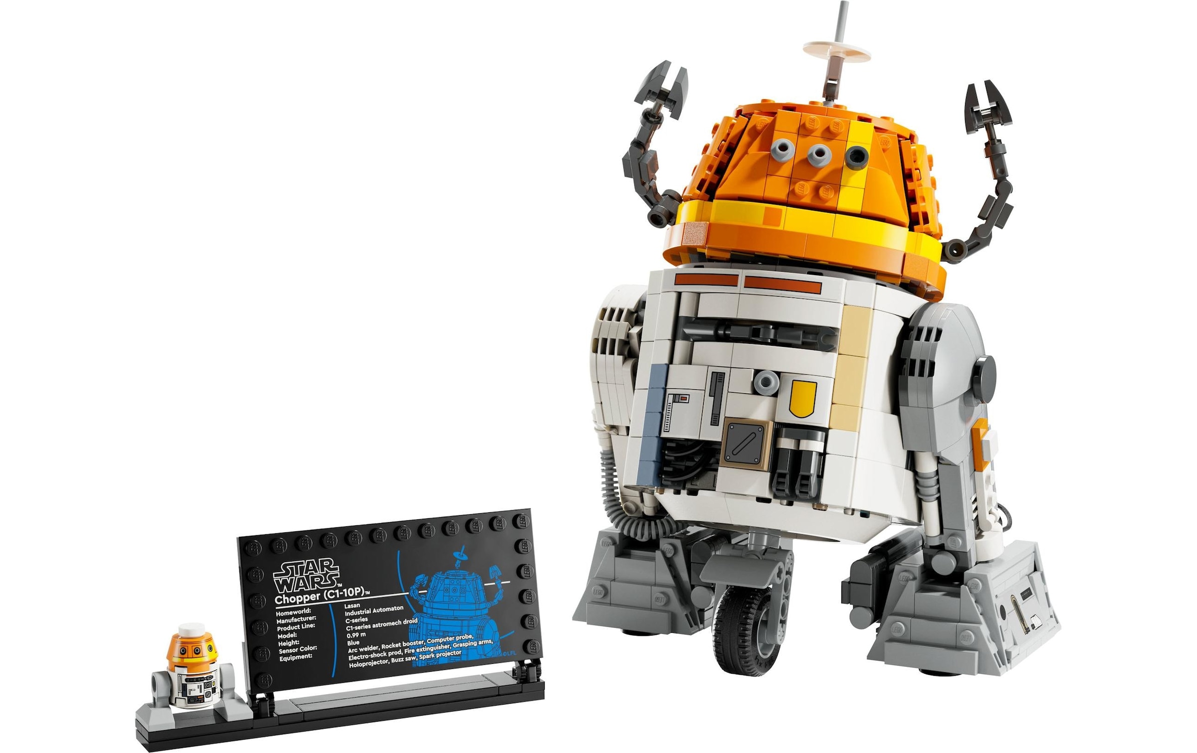 LEGO® Spielbausteine »Star Wars Astromech-Droide Chopper (C1-10P) 75416«, (1039 St.)