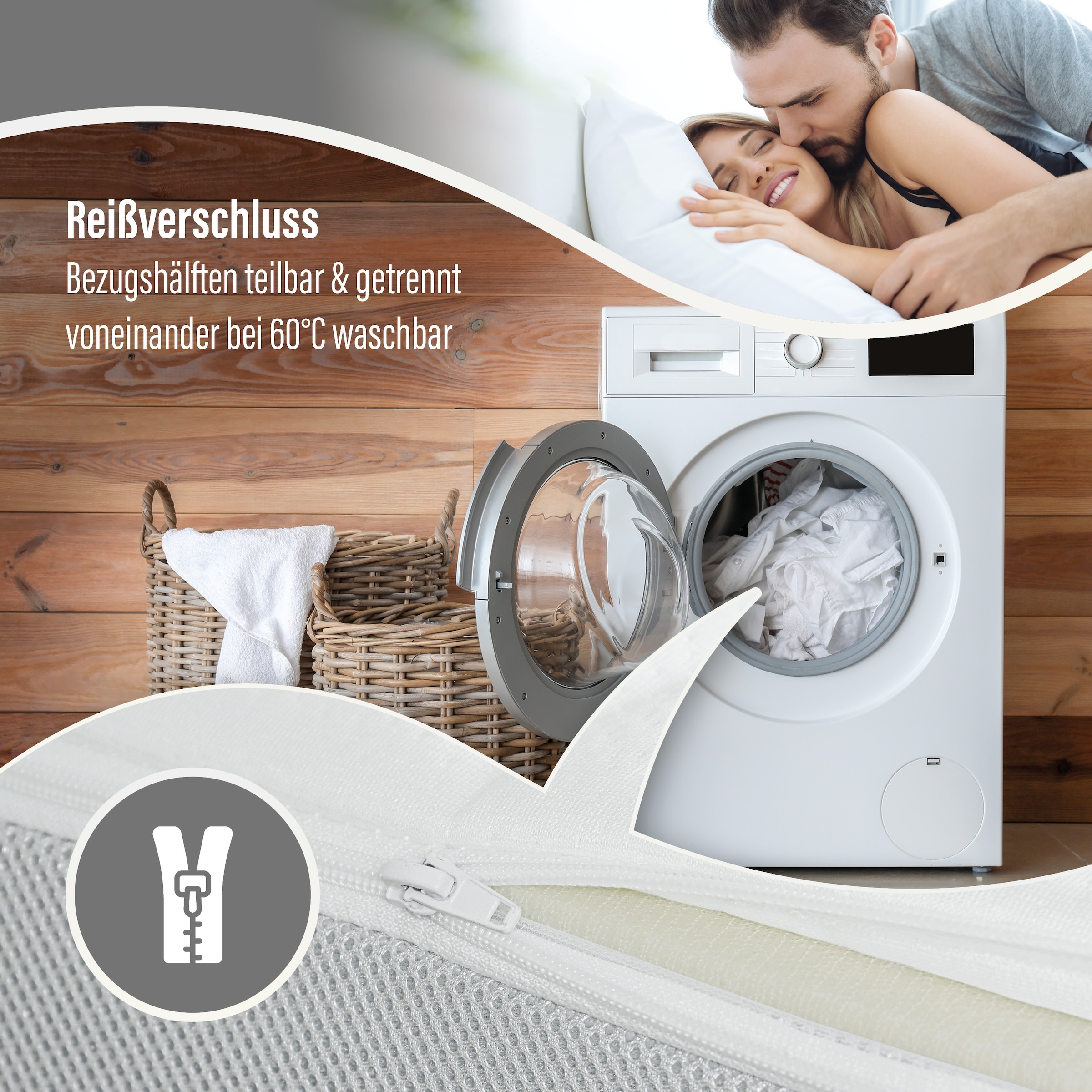 Beco Hybridschaum-Matratze »Feel Like Latex ONE KS - GOLD, Matratze 90x200 cm, 140x200 cm und mehr« 21 cm hoch 1 Stk. tlg. Ergonomischer Hybridschaum mit komfortabler Feel Like Latex Auflage