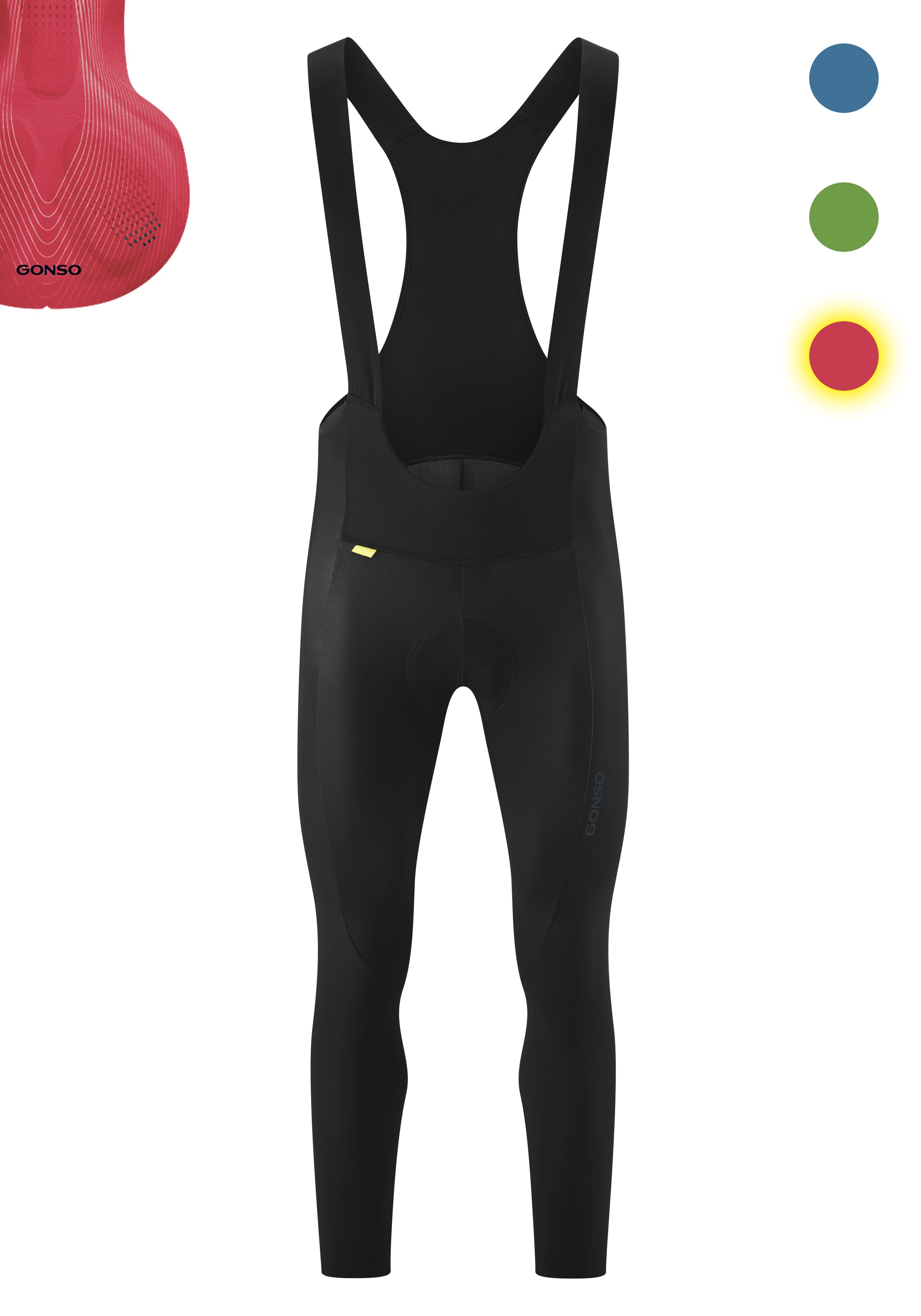 Image of Gonso Fahrradhose "Sitivo Ti Bib M" Herren Radhose, Radlerhose mit speziellem Sitzpolster, Tight Fit