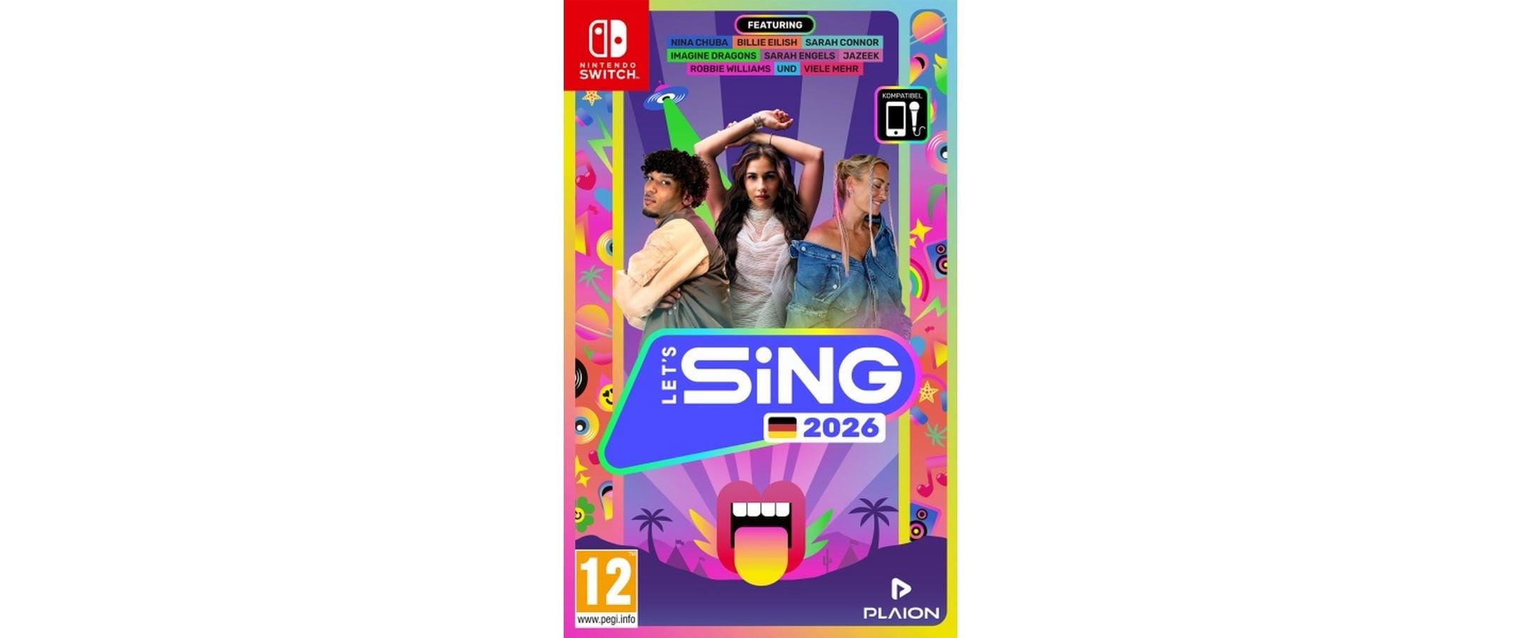 Image of Spielesoftware "GAME Lets Sing 2026 für Switch German Version" Nintendo Switch