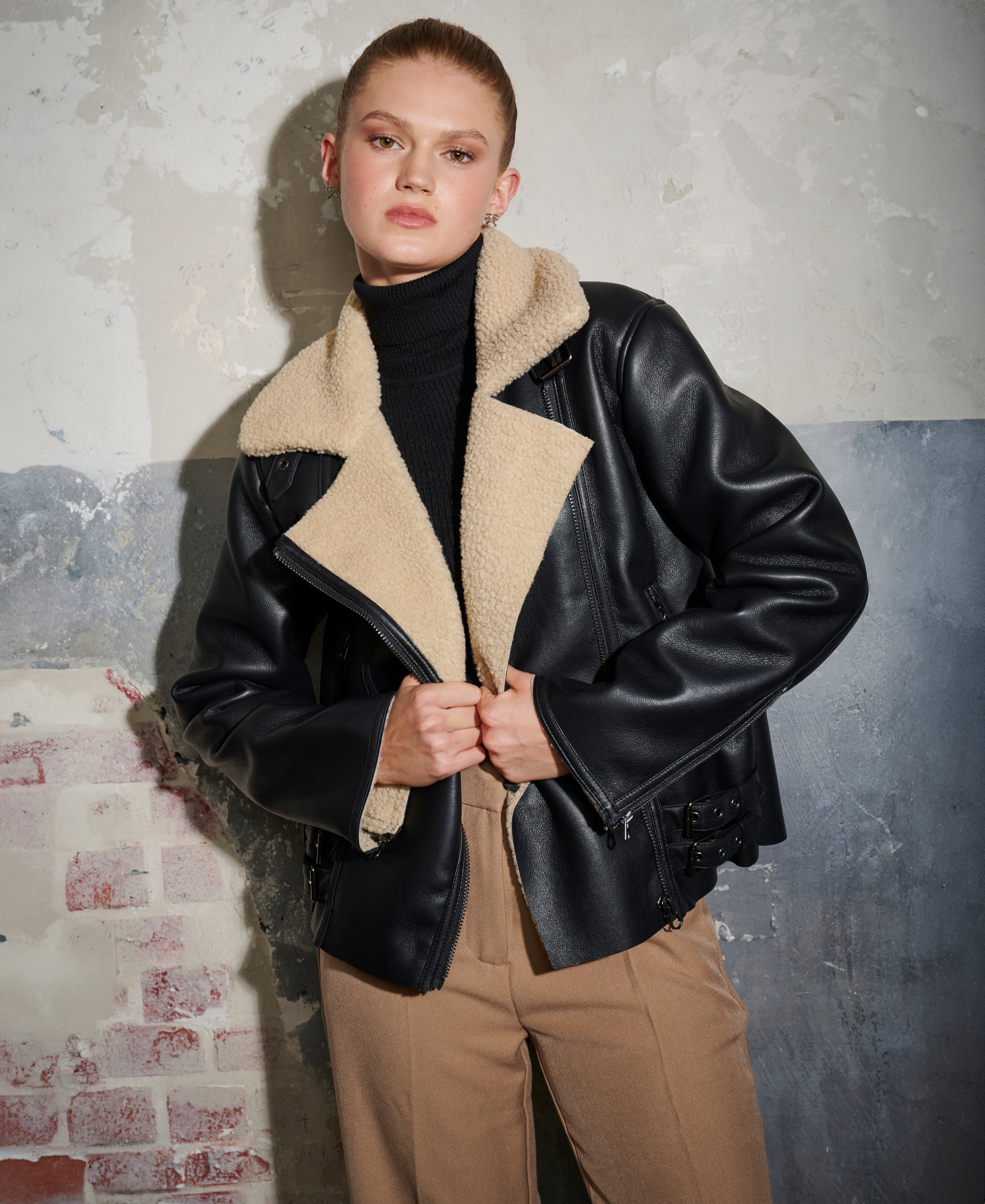Image of HaILY’S Lederimitatjacke "LS PU JK Ra44monda"