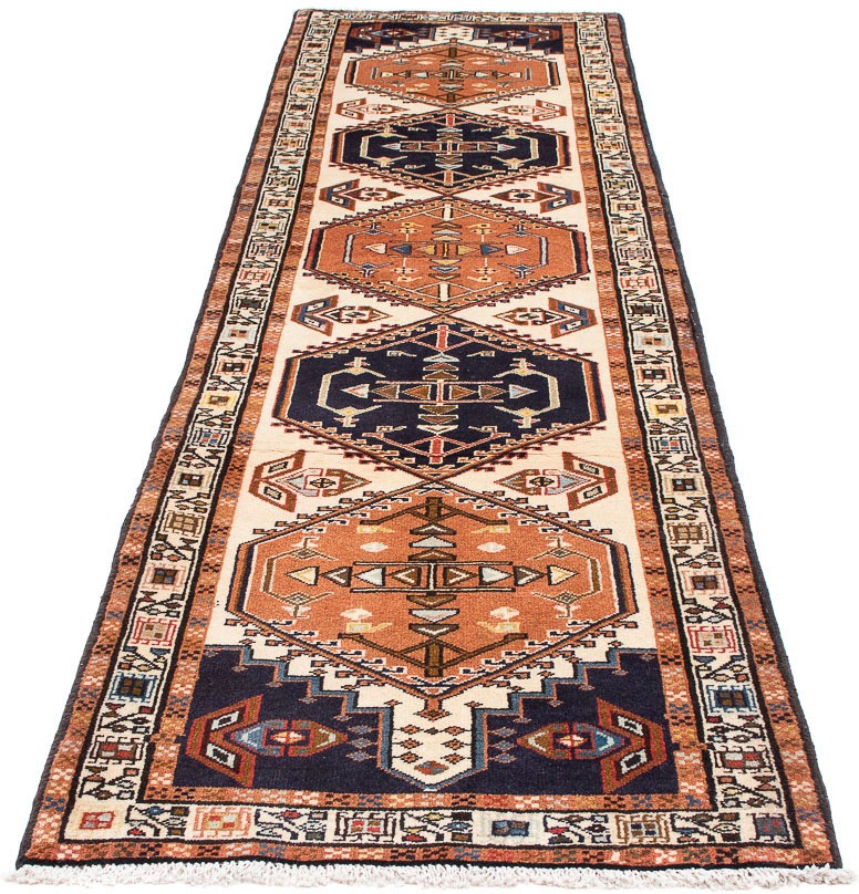 Image of morgenland Orientteppich »Perser - Nomadic - 297 x 83 cm - beige«, rechteckig, 10 mm Höhe, Wohnzimmer, Handgeknüpft, Einzelstück mit Zertifikat bei Ackermann Versand Schweiz