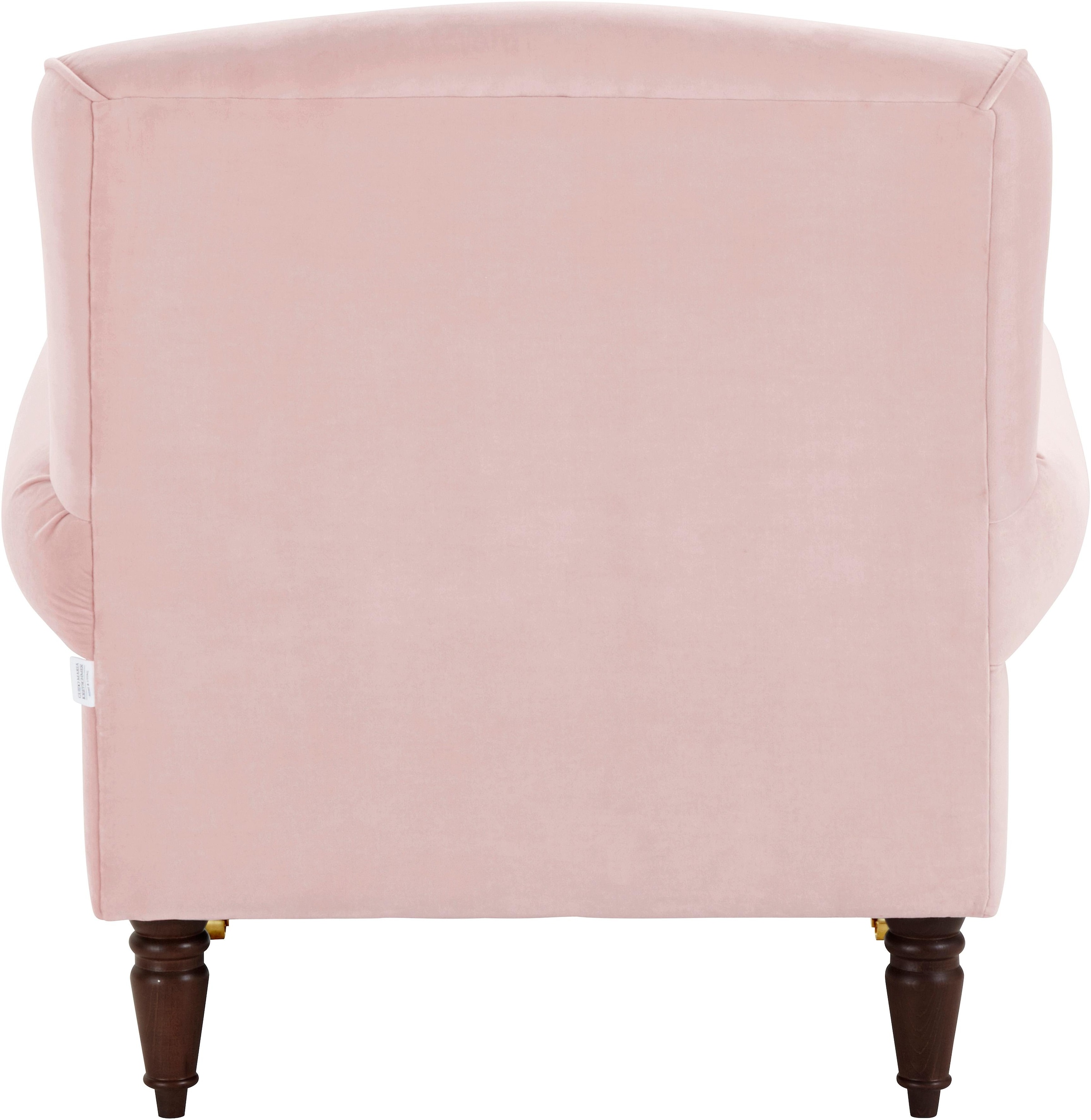 Home affaire Sessel »Rennes« in Samtoptik oder Baumwoll-Mix