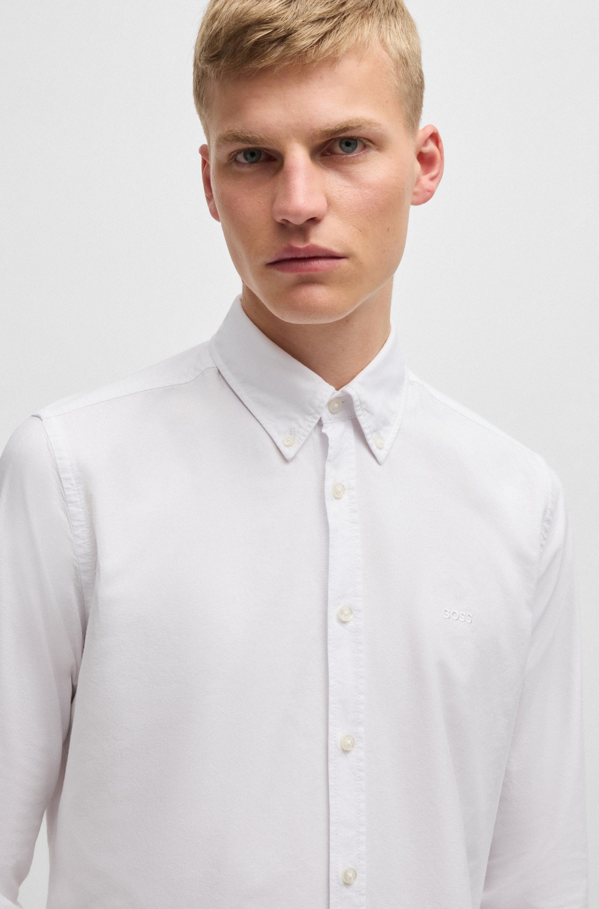 BOSS ORANGE Businesshemd »Rickert«, mit Button-down-Kragen