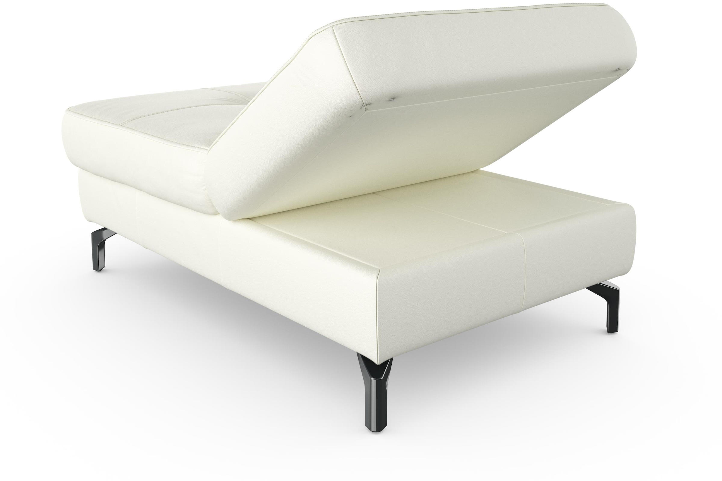 sit&more Hocker »Bendigo«, mit Klappfunktion, Bodenfreiheit 12 cm, wahlweise in 2 Fussfarben